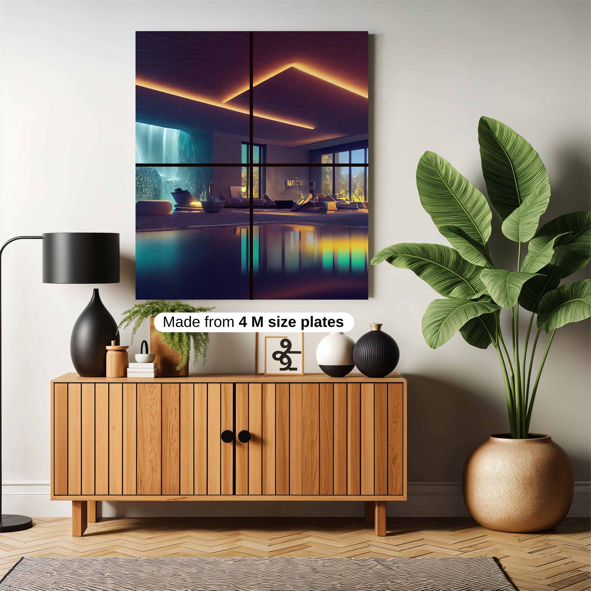 Waterfall Serenity Safe Wall Magnetic / M