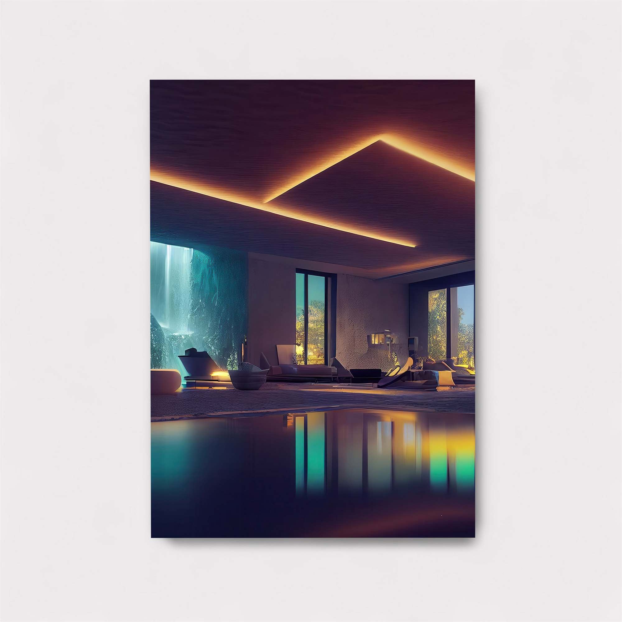 Waterfall Serenity Safe Wall Magnetic / M