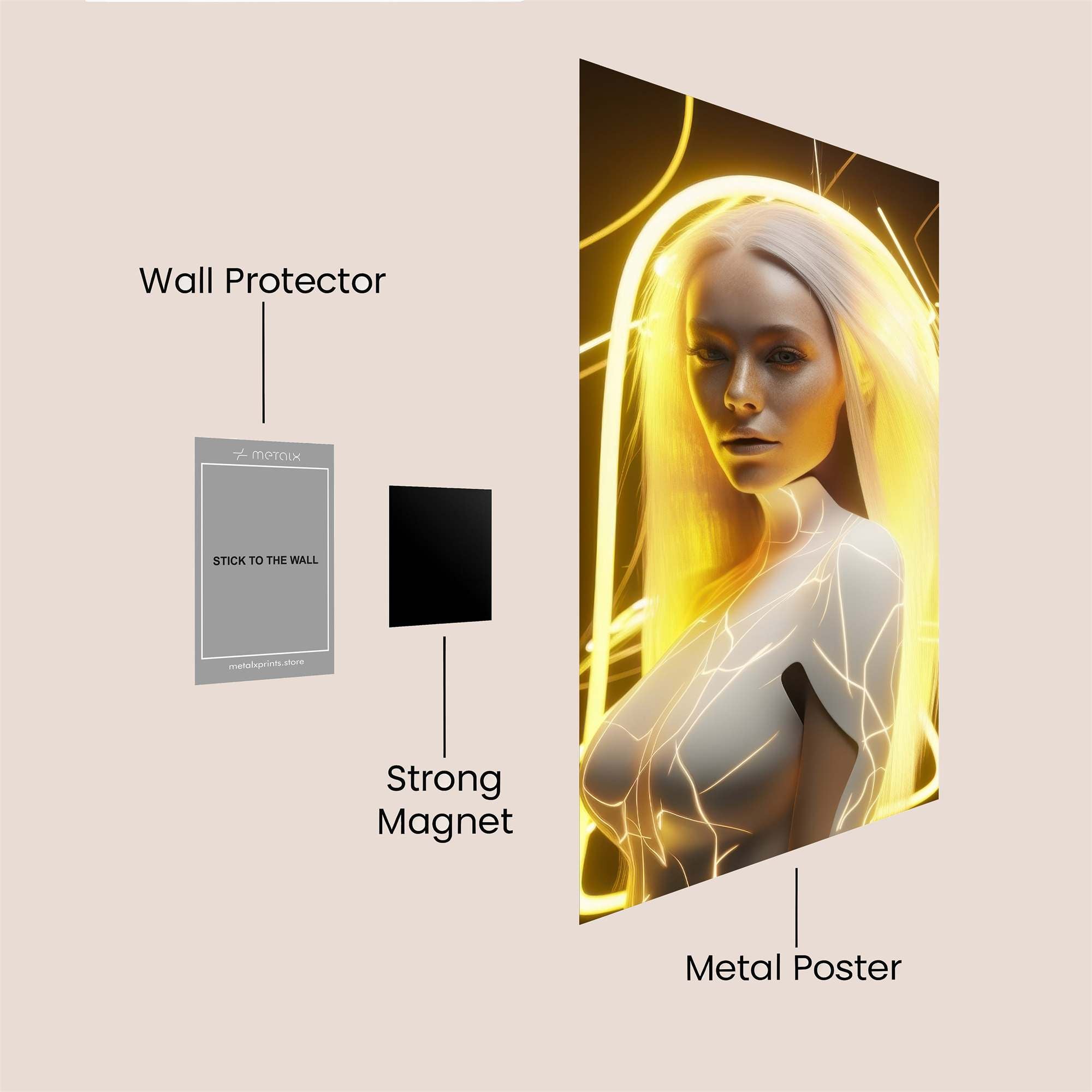 Celestial Radiance Safe Wall Magnetic / M