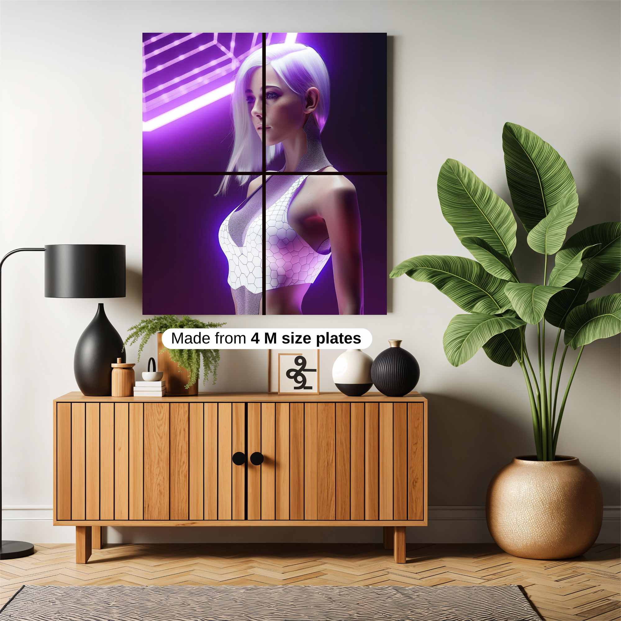 Neon Serenity Safe Wall Magnetic / M