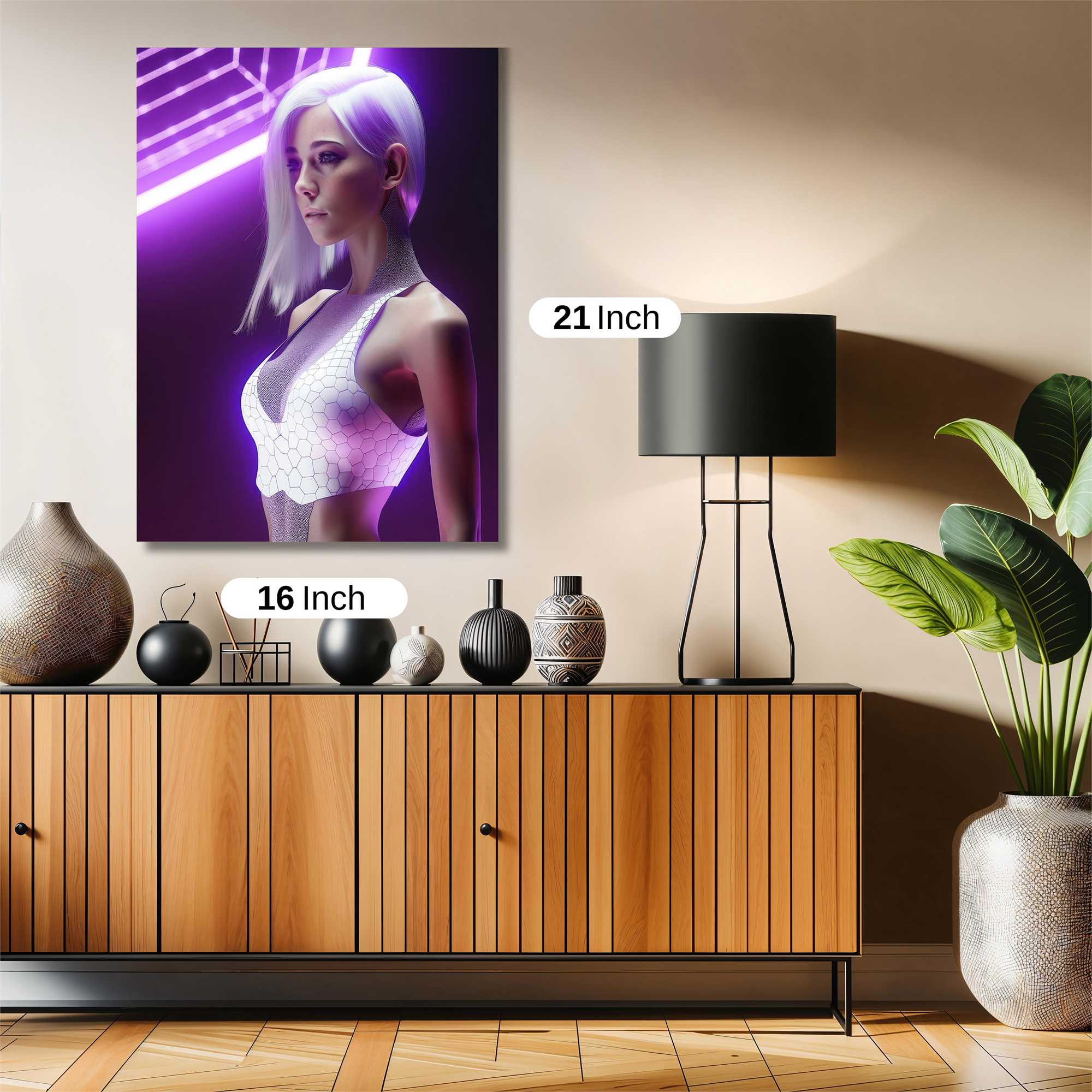 Neon Serenity Safe Wall Magnetic / M