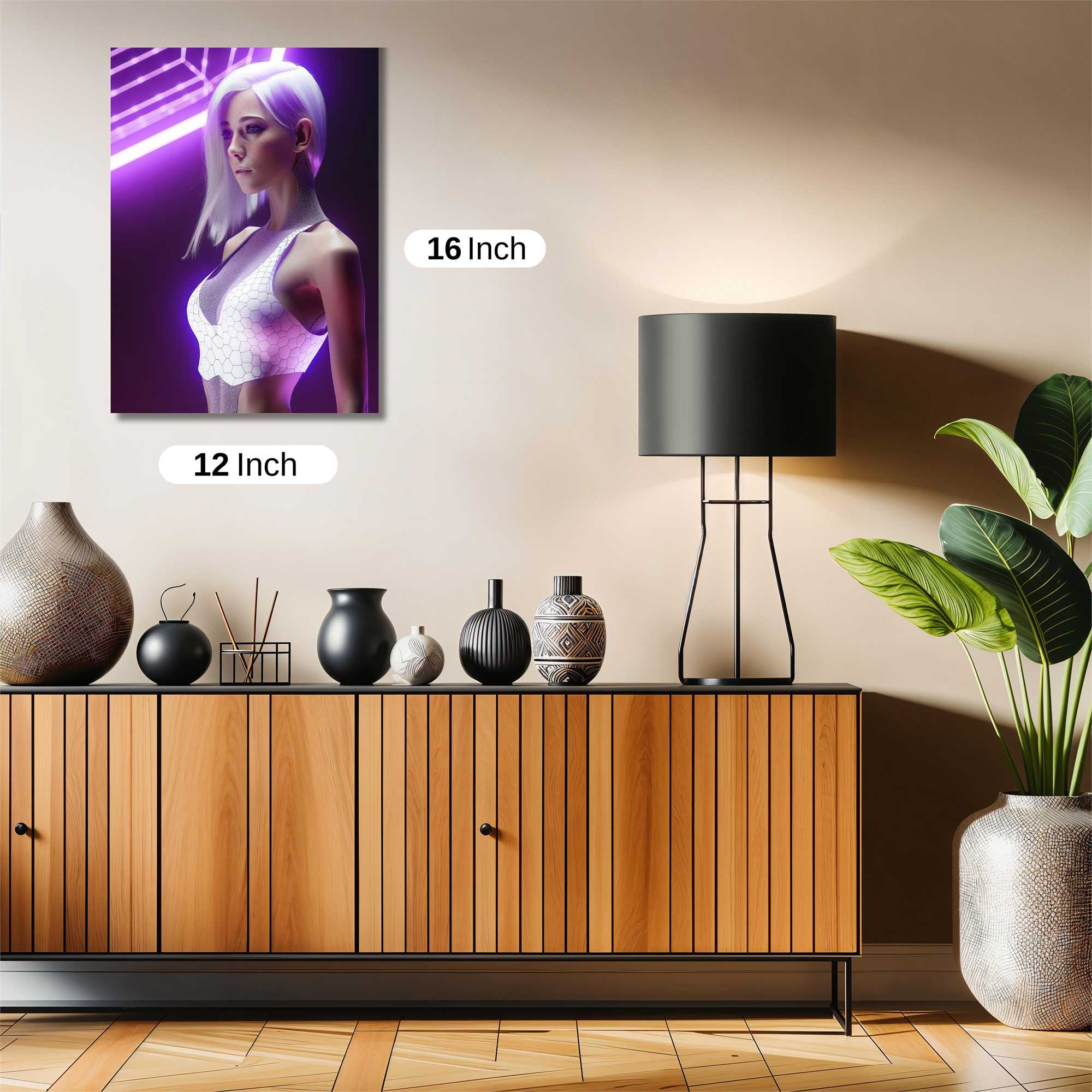 Neon Serenity Safe Wall Magnetic / M