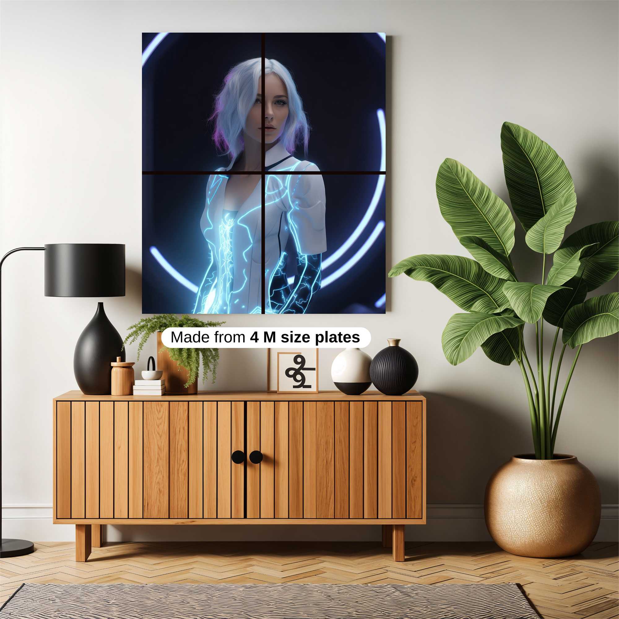 Cyber Serenity Safe Wall Magnetic / M