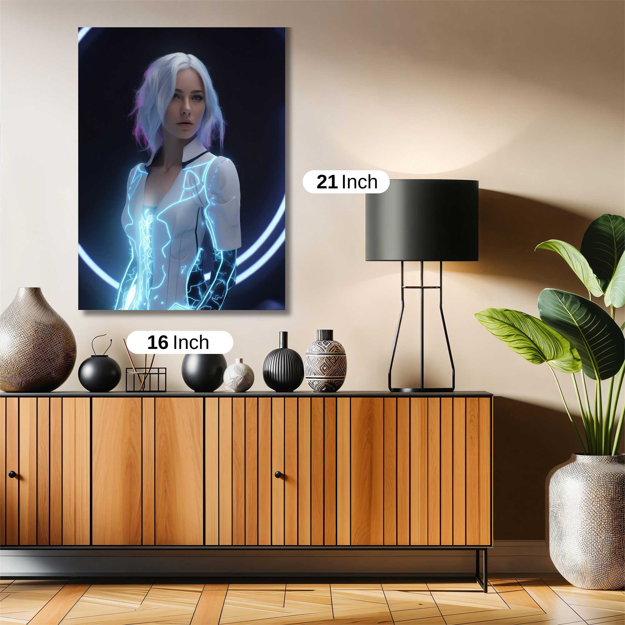 Cyber Serenity Safe Wall Magnetic / M