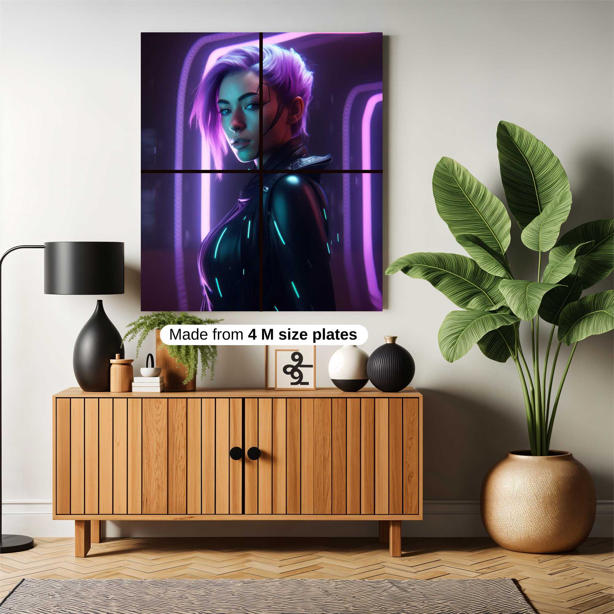 Neon Enigma Safe Wall Magnetic / M