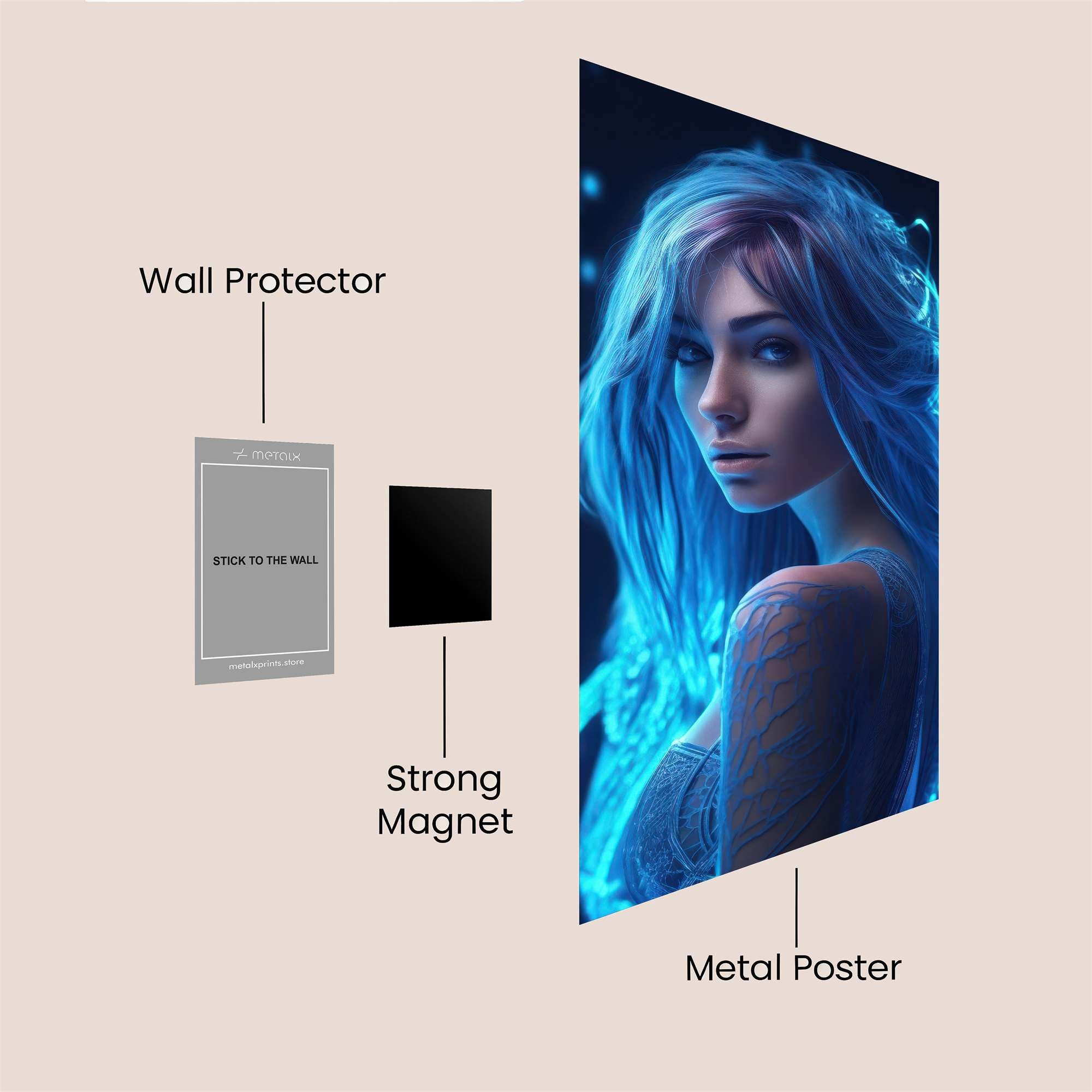 Mystic Radiance Safe Wall Magnetic / M