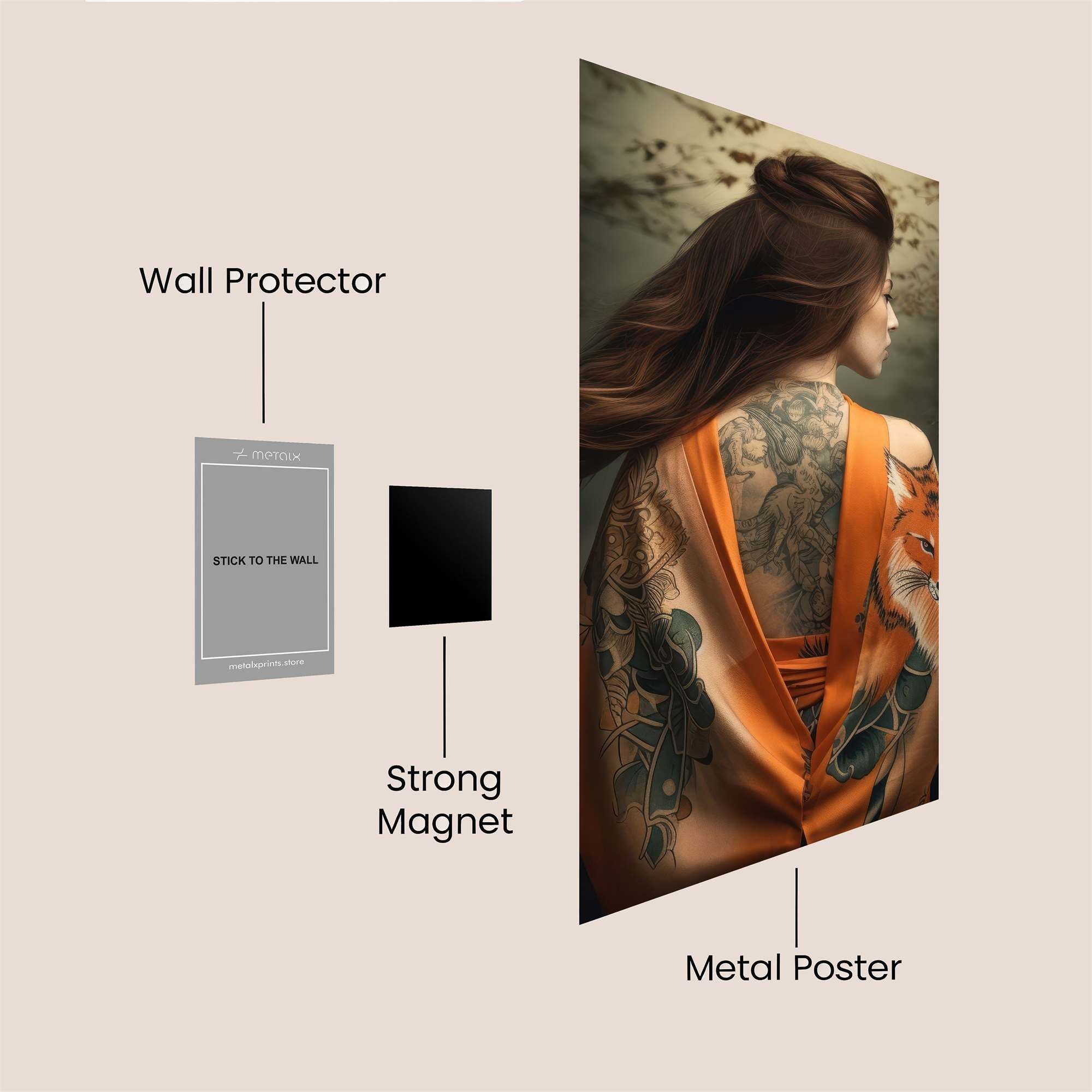 Fox Enigma Safe Wall Magnetic / M