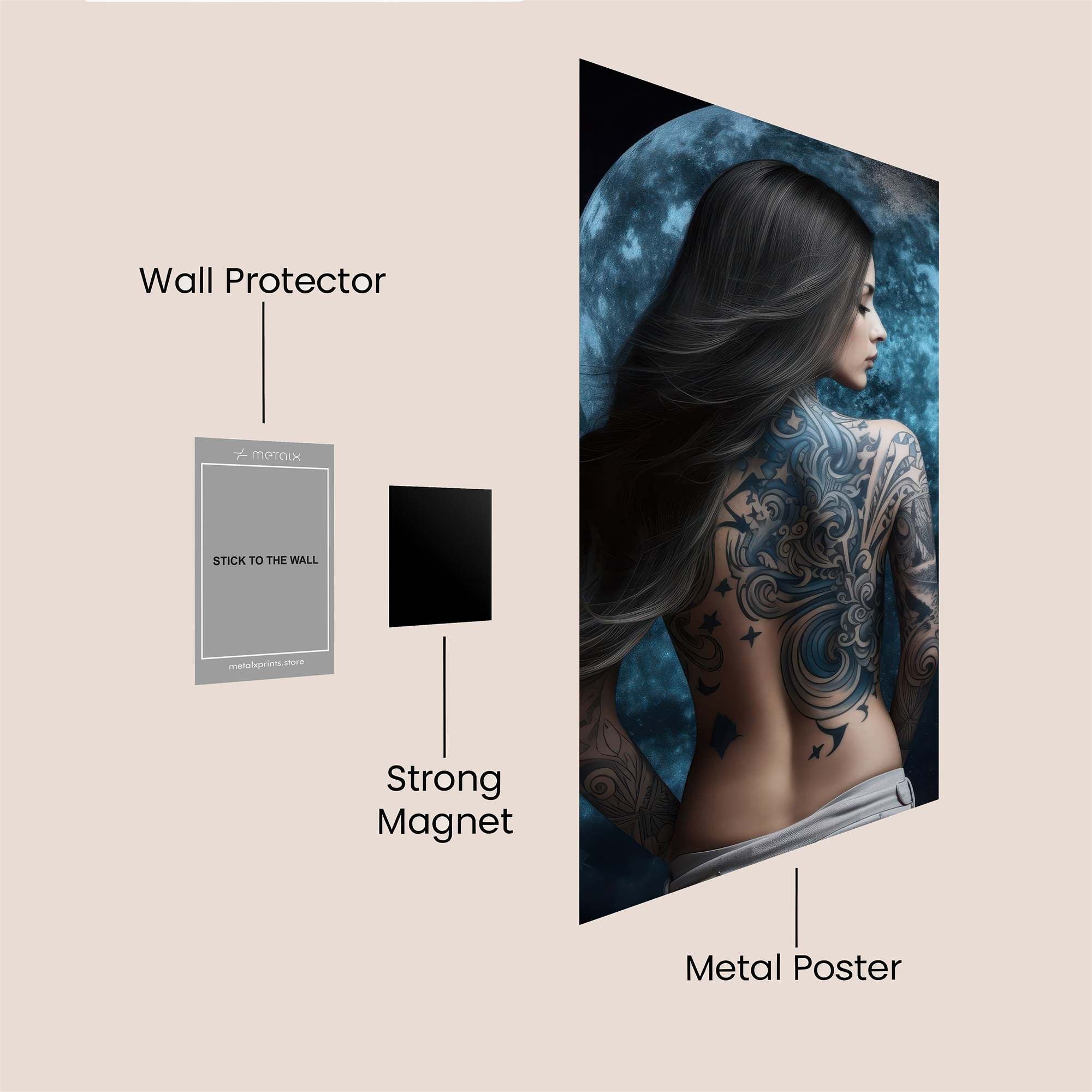 Lunar Enigma Safe Wall Magnetic / M