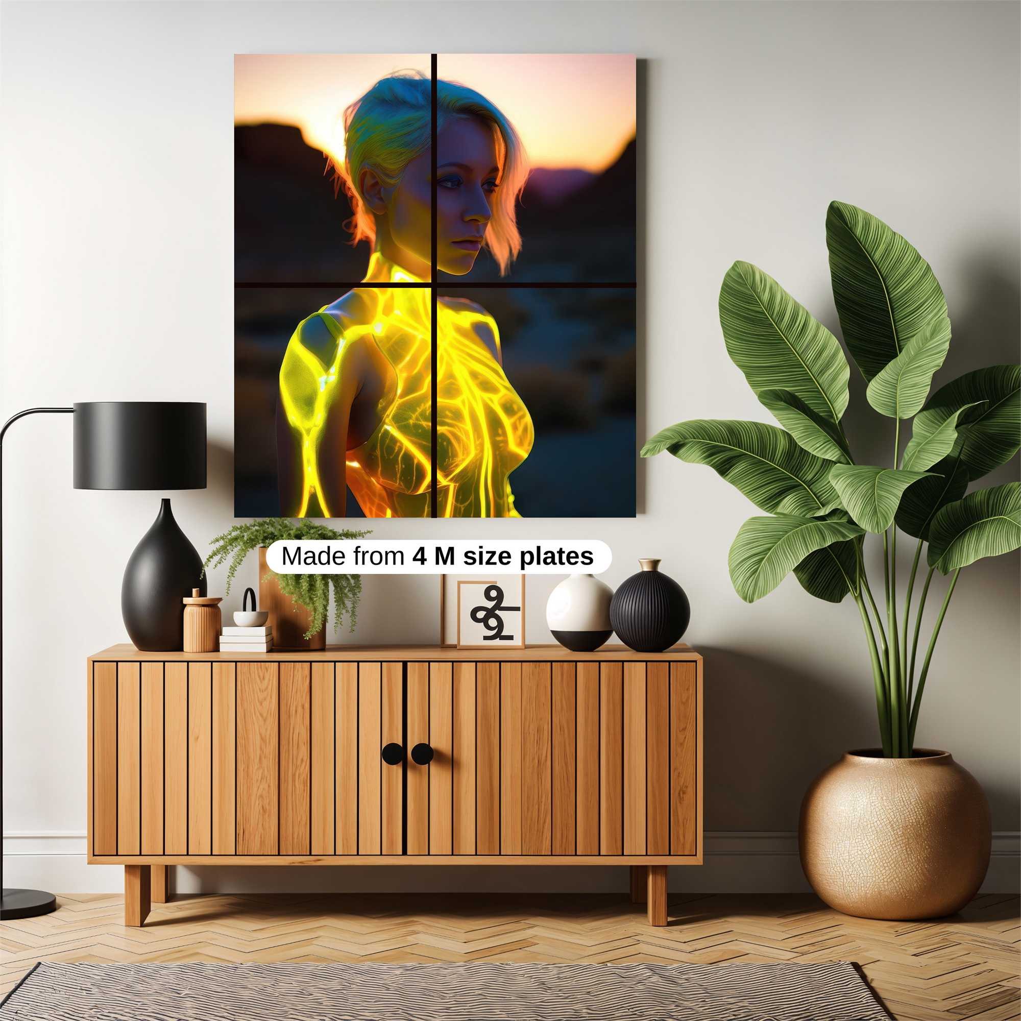 Neon Serenity Safe Wall Magnetic / M