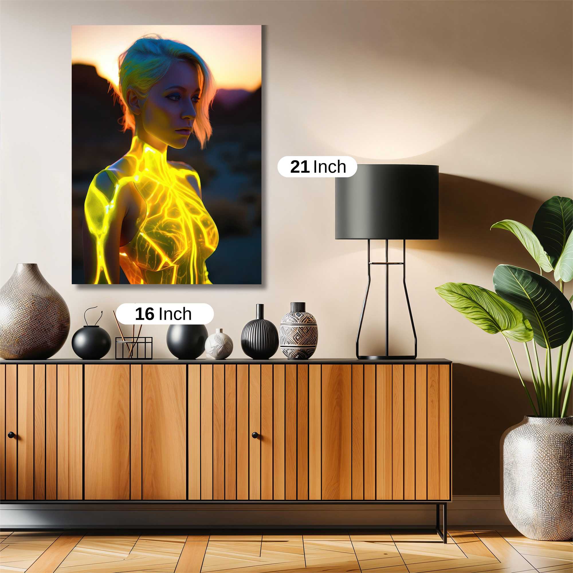 Neon Serenity Safe Wall Magnetic / M