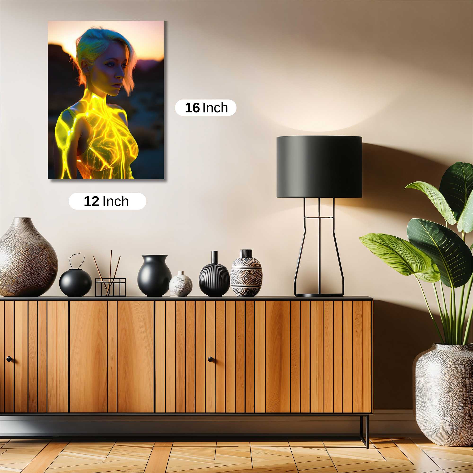 Neon Serenity Safe Wall Magnetic / M