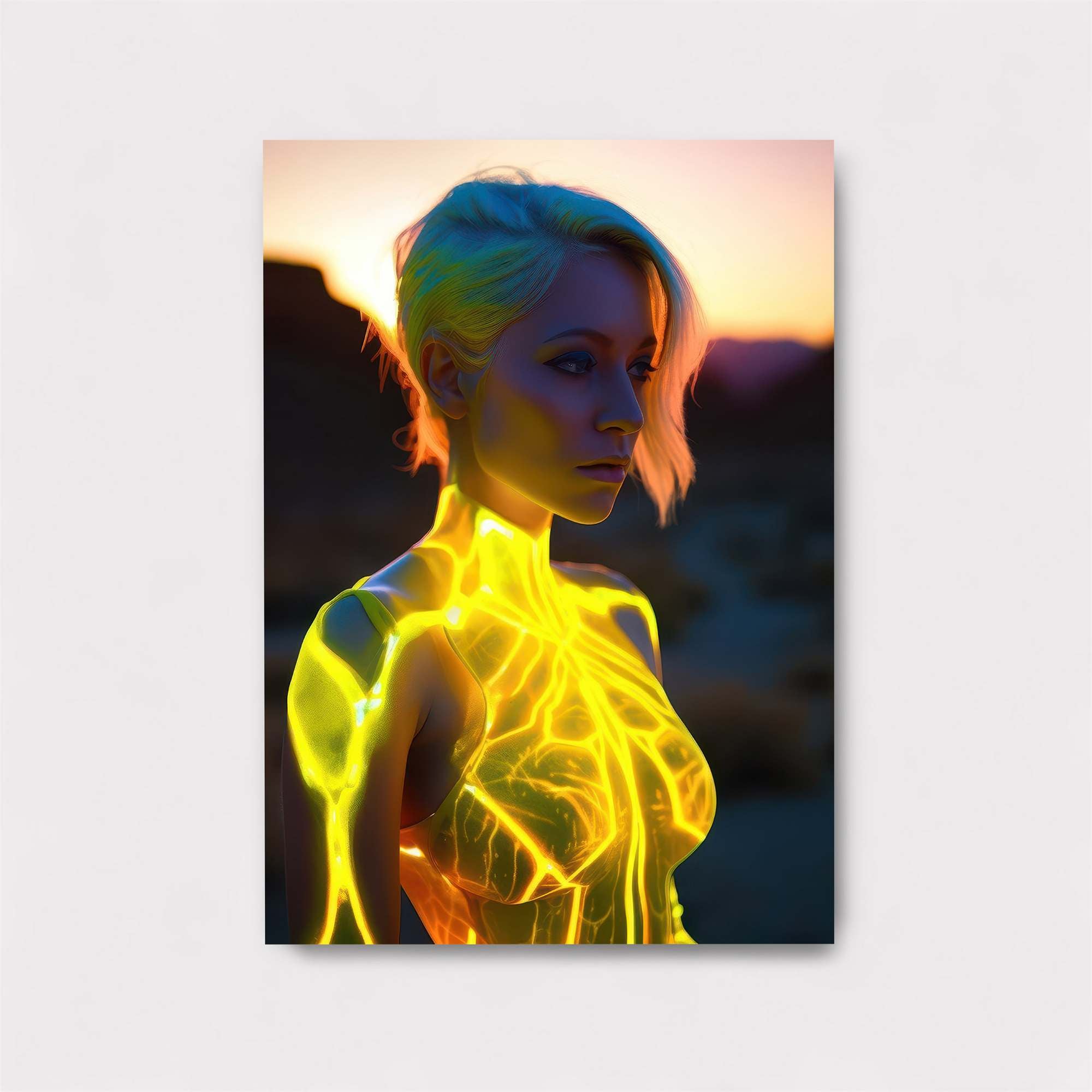 Neon Serenity Safe Wall Magnetic / M