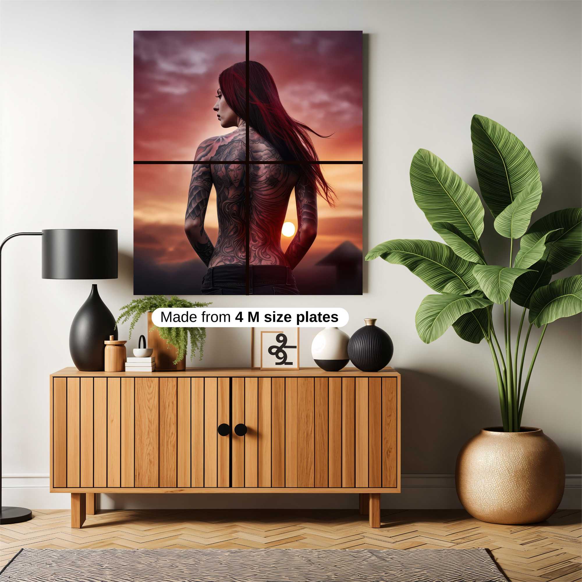 Sunset Serenity Safe Wall Magnetic / M