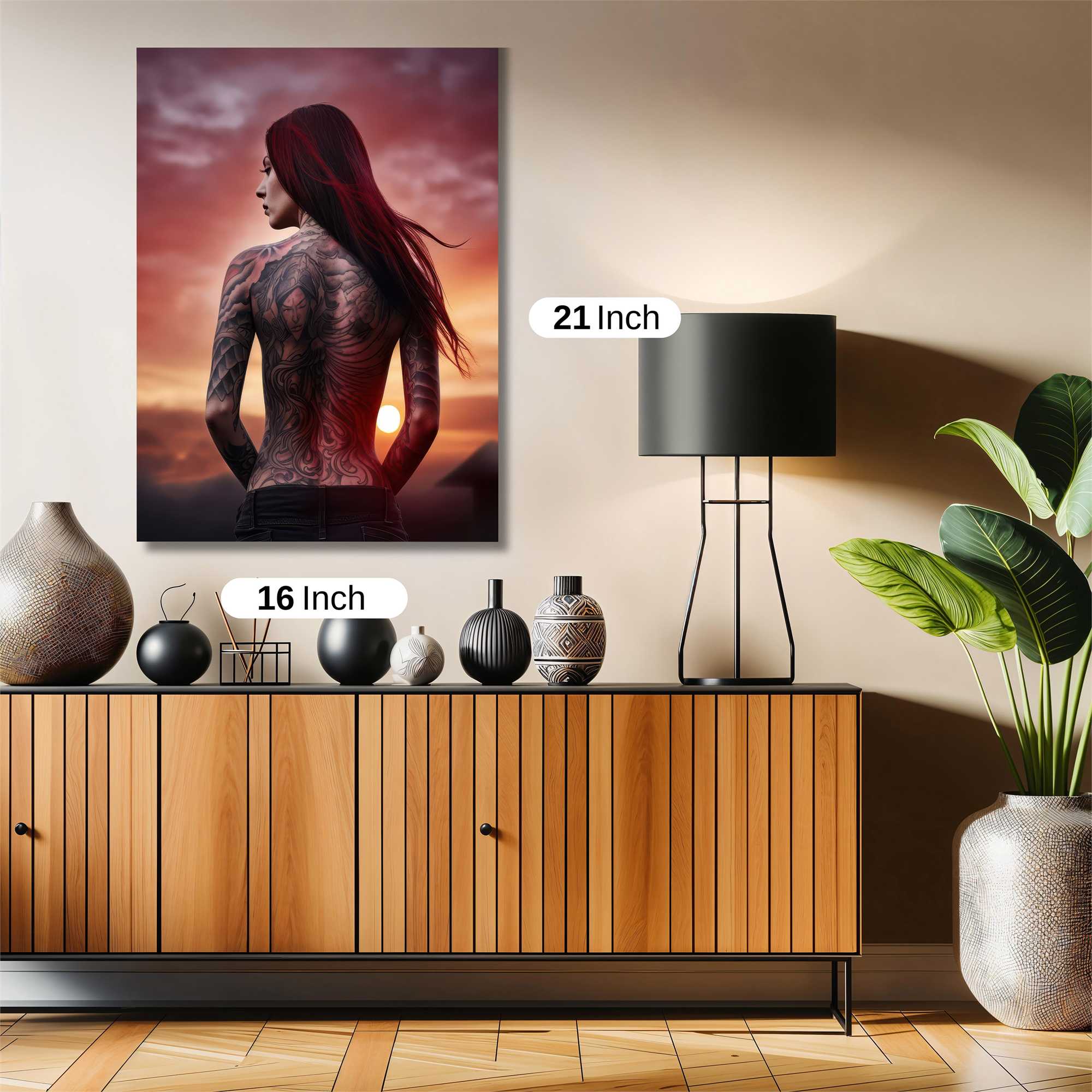 Sunset Serenity Safe Wall Magnetic / M