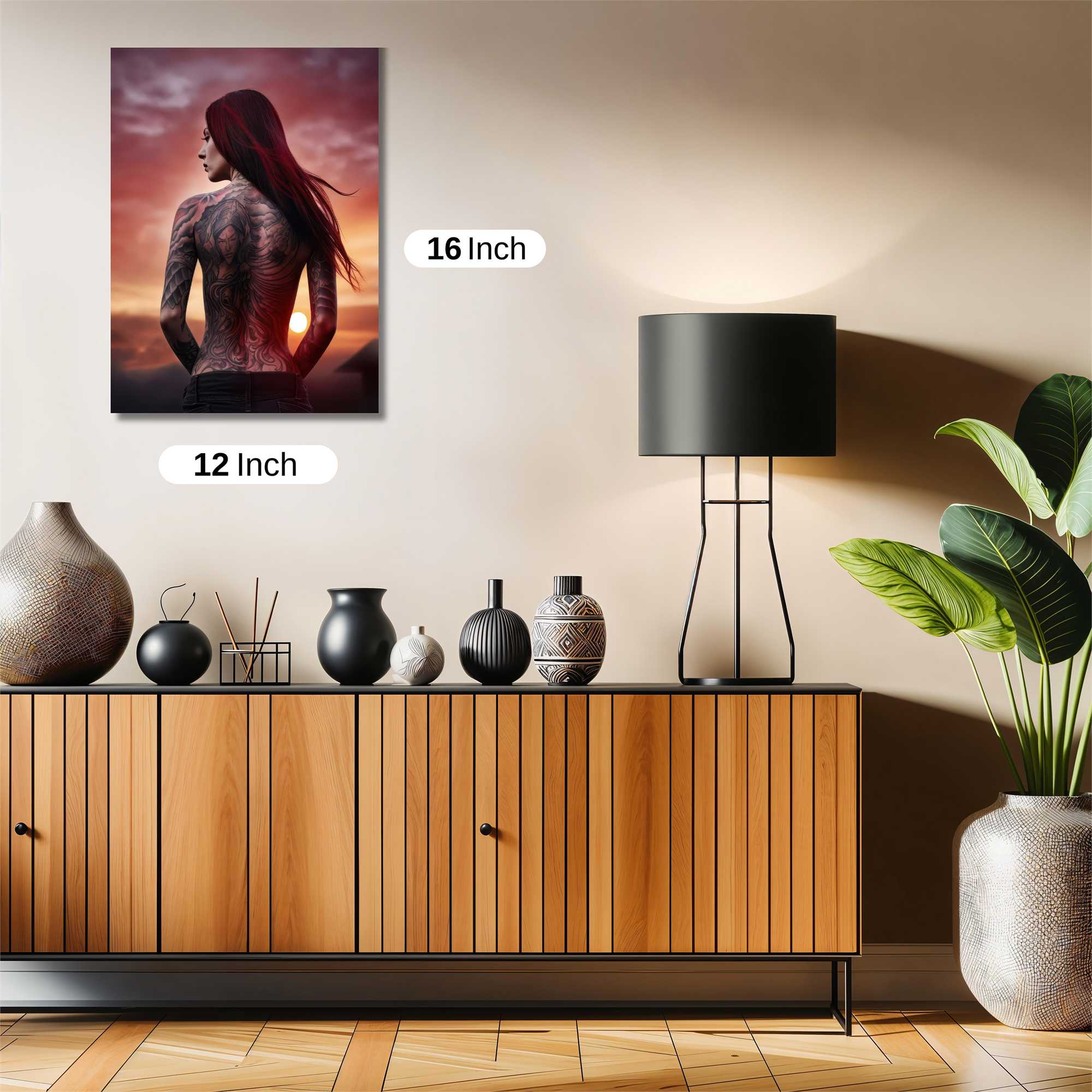 Sunset Serenity Safe Wall Magnetic / M