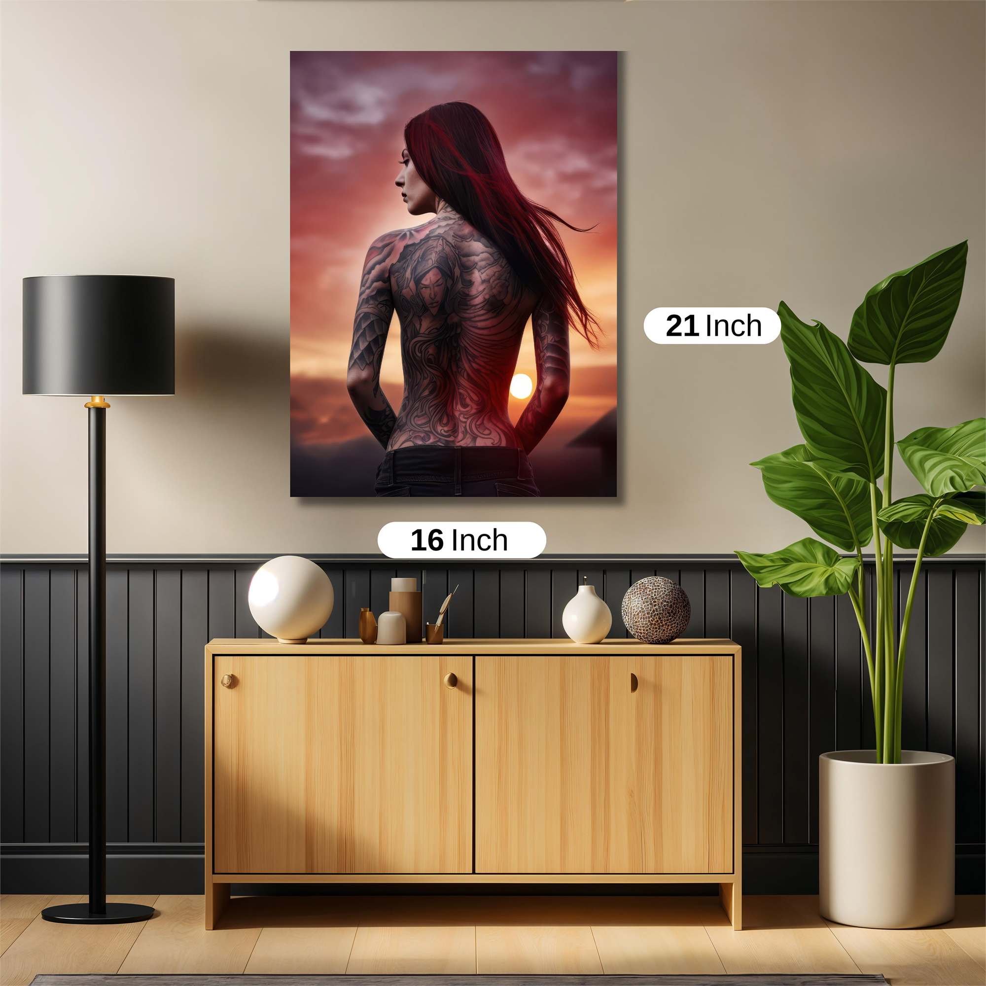 Sunset Serenity Safe Wall Magnetic / M