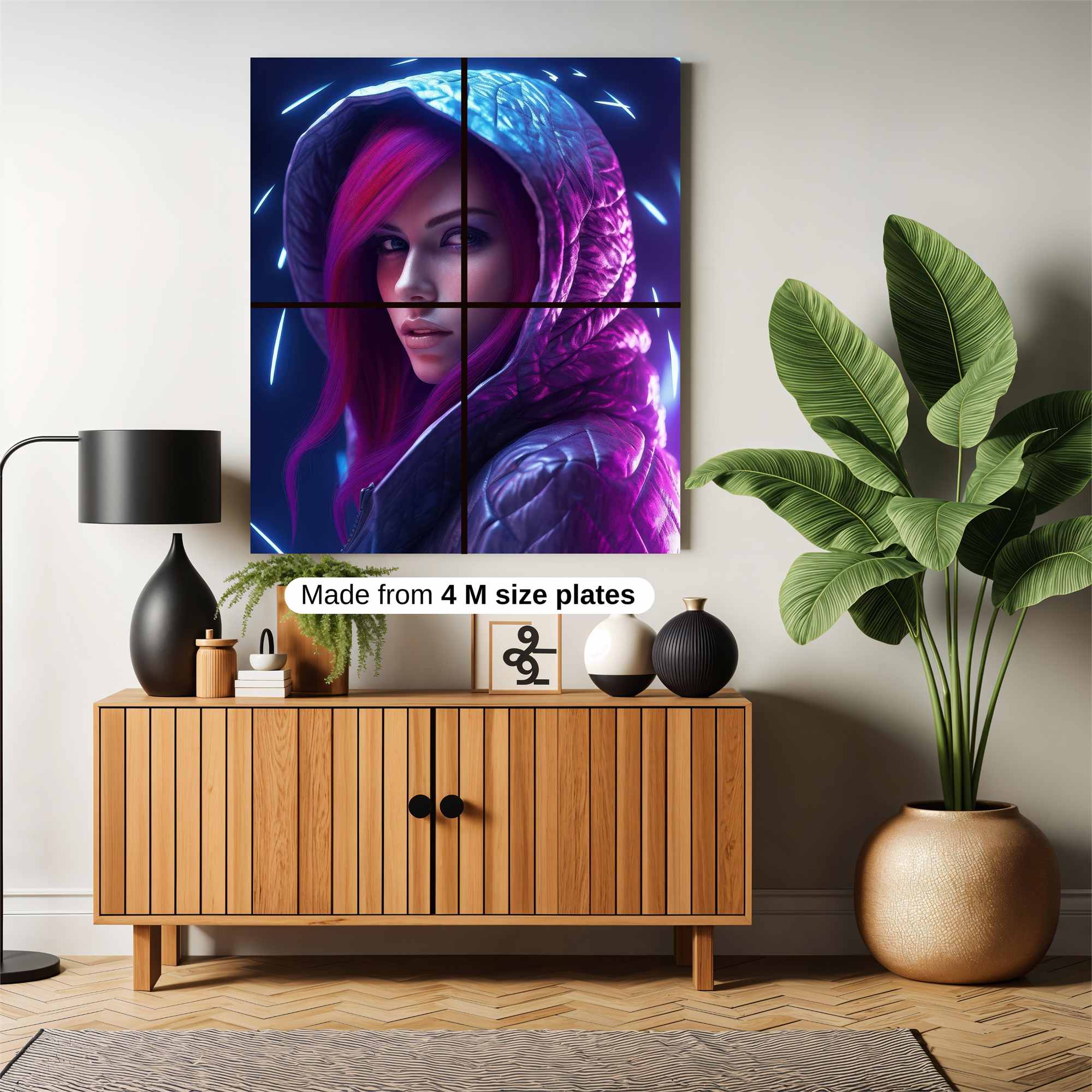 Neon Enigma Safe Wall Magnetic / M