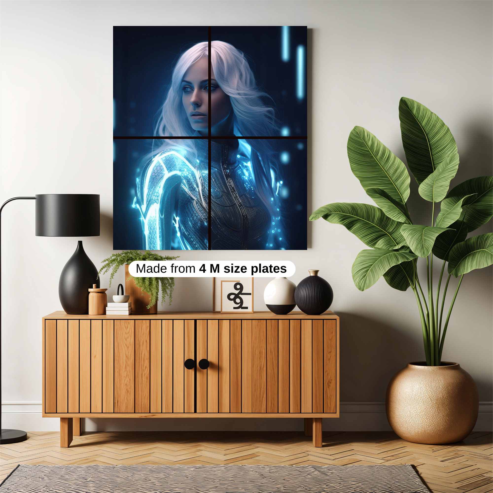 Cyber Serenity Safe Wall Magnetic / M