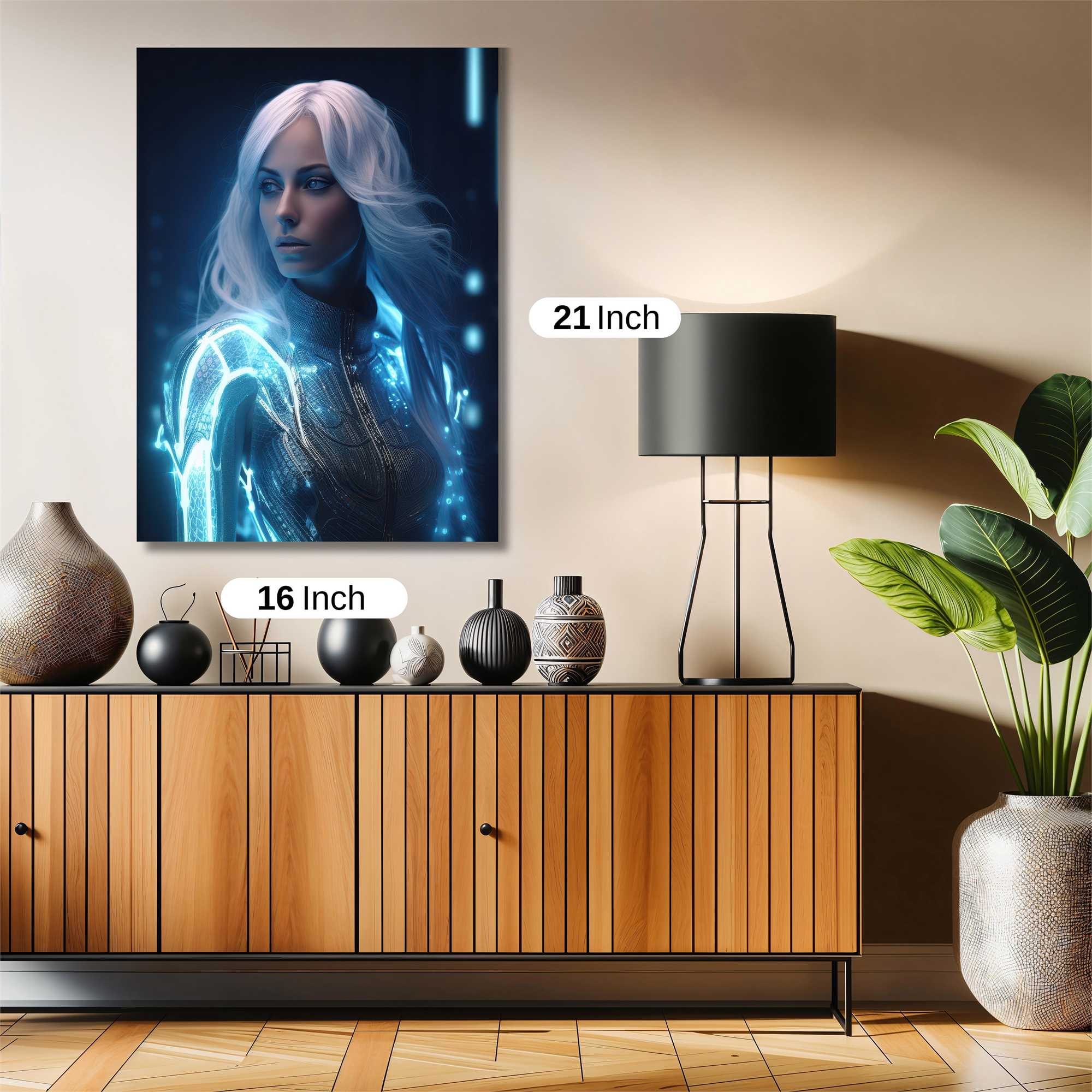 Cyber Serenity Safe Wall Magnetic / M