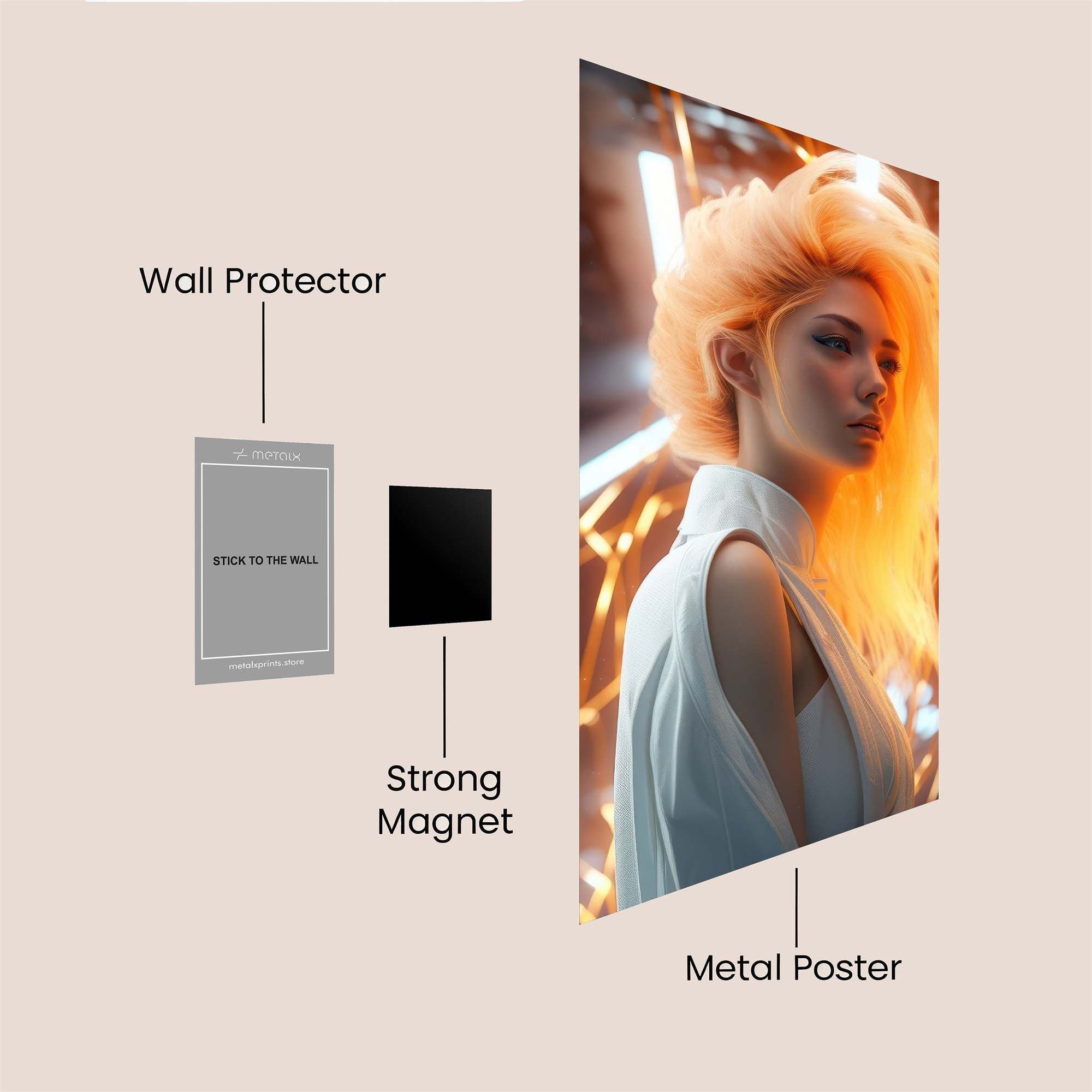 Neon Enigma Safe Wall Magnetic / M