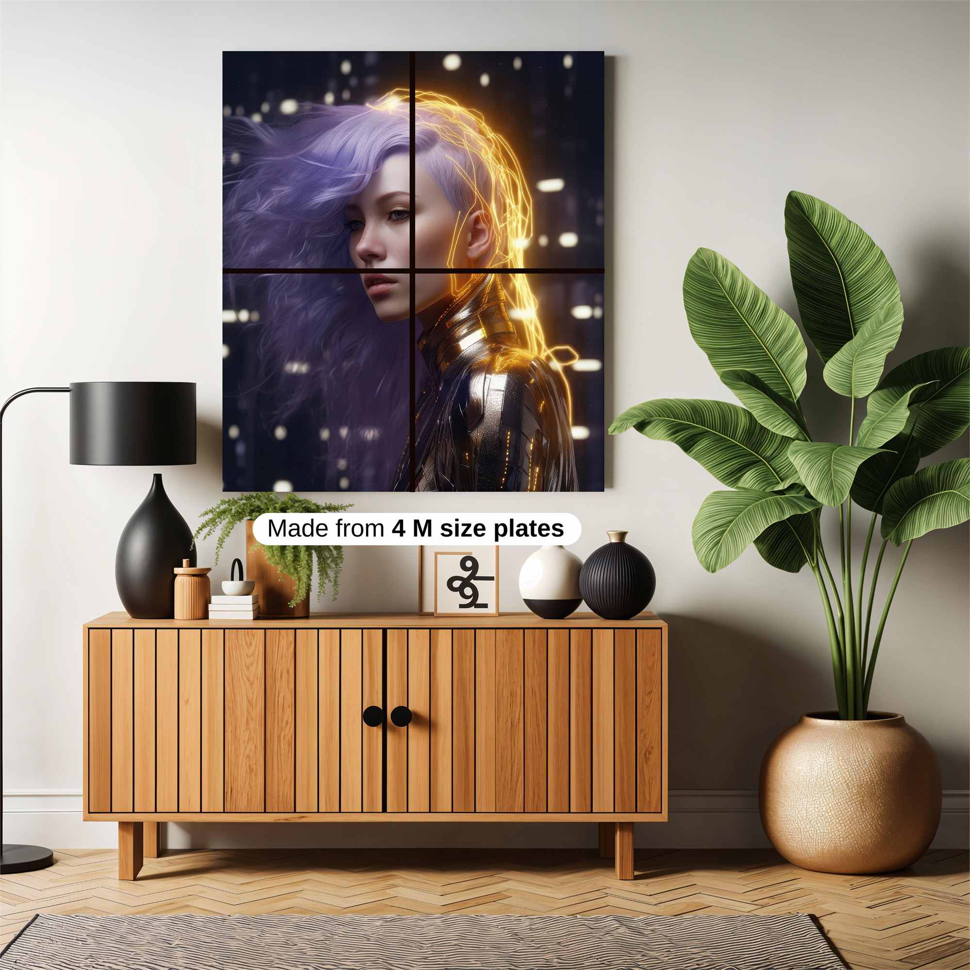 Neon Enigma Safe Wall Magnetic / M