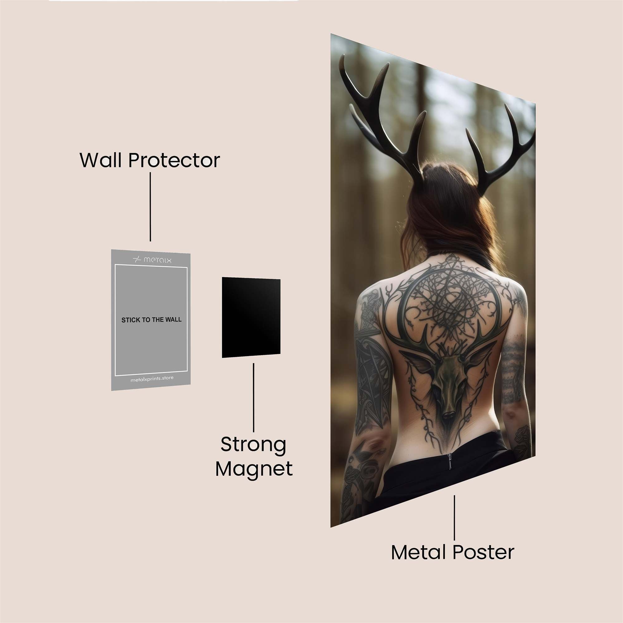 Forest Enigma Safe Wall Magnetic / M