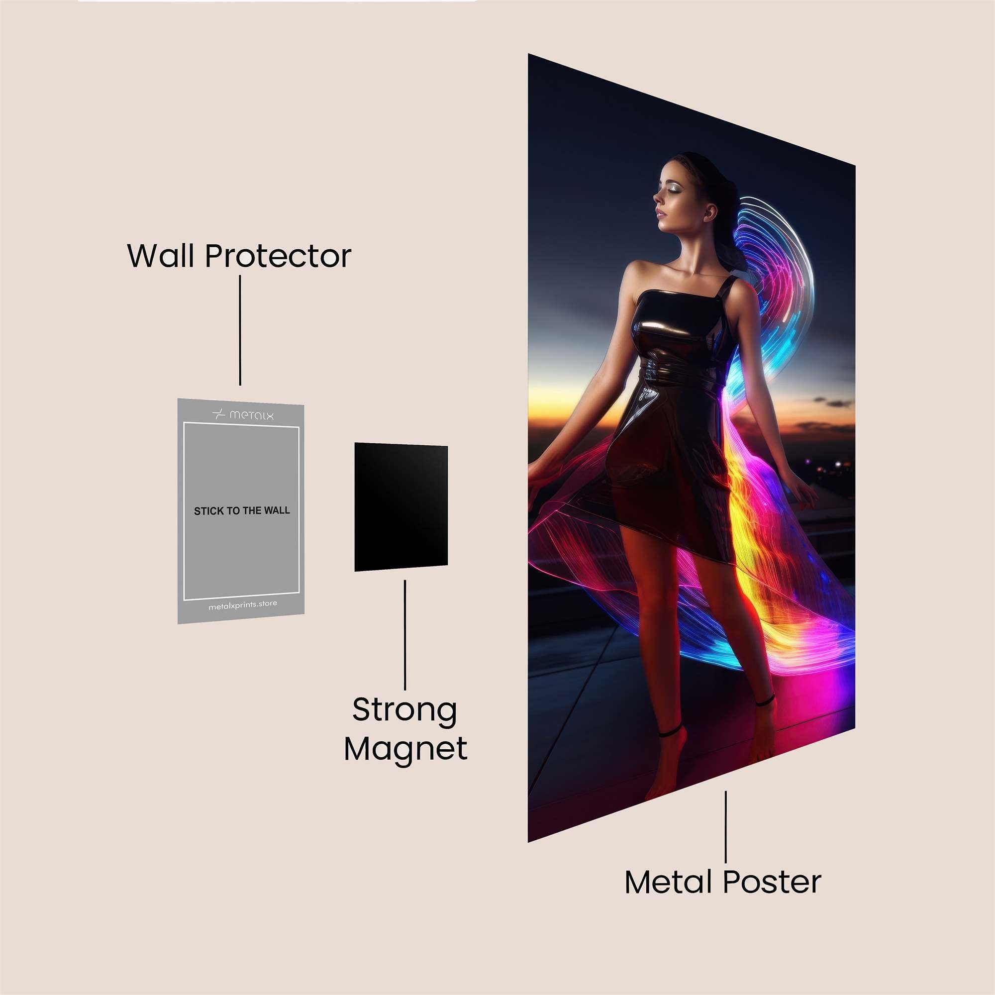 Aurora Enchantress Safe Wall Magnetic / M