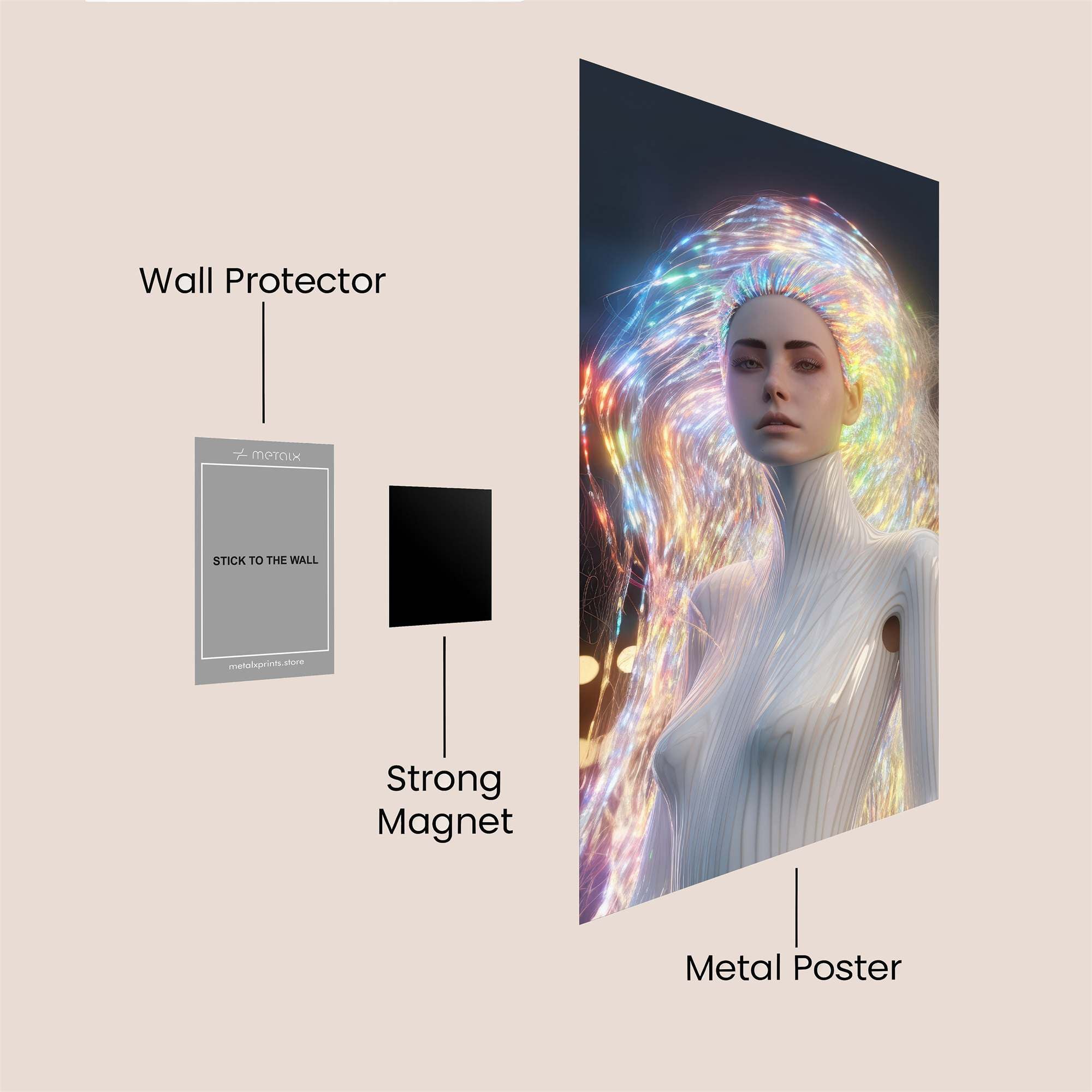 Luminous Enigma Safe Wall Magnetic / M