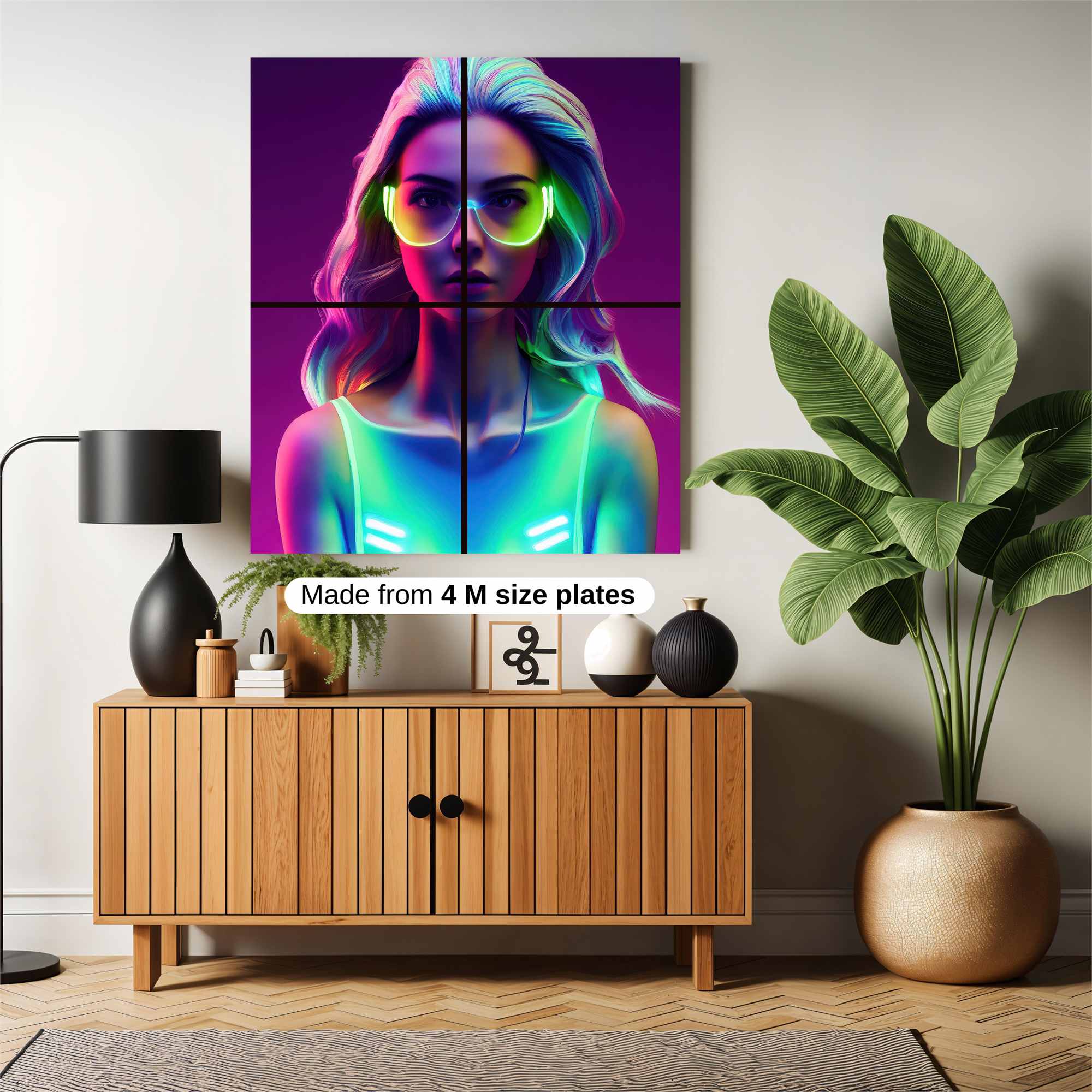 Neon Enigma Safe Wall Magnetic / M