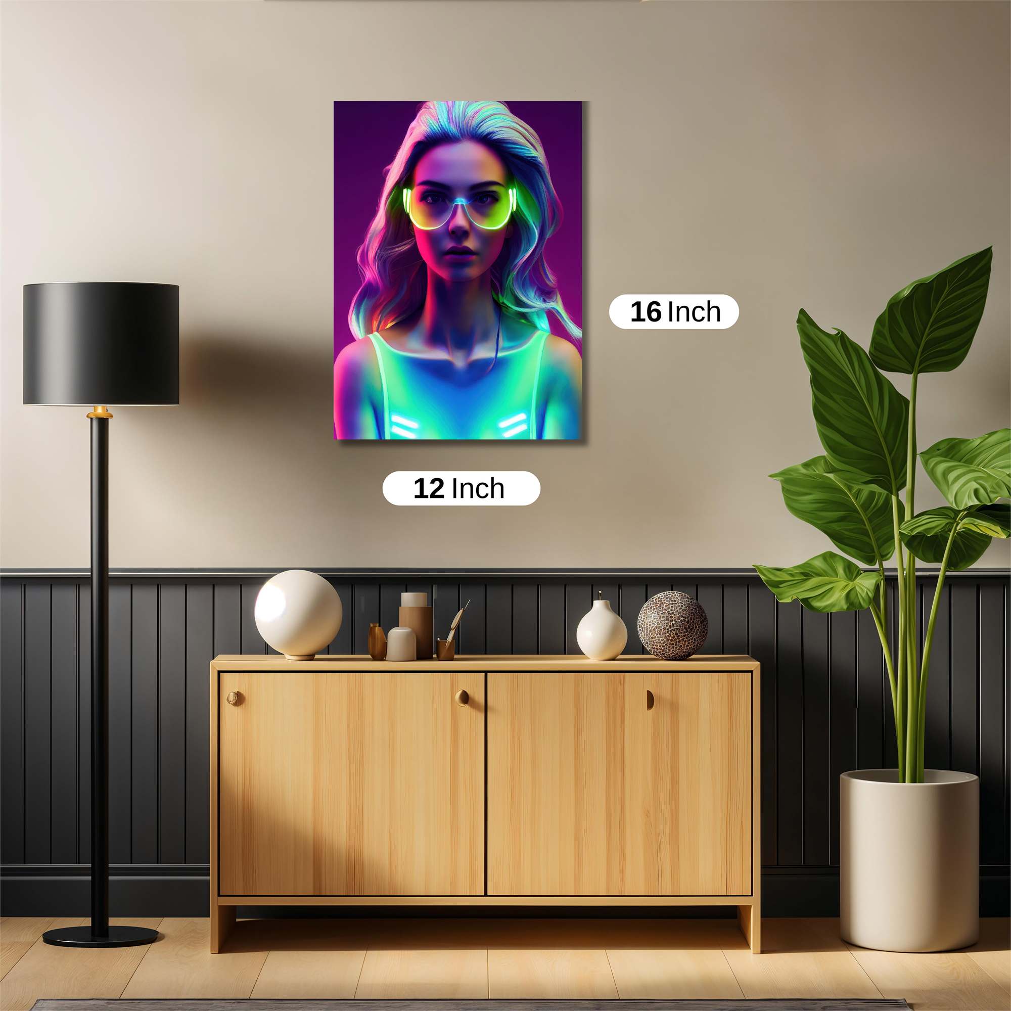 Neon Enigma Safe Wall Magnetic / M