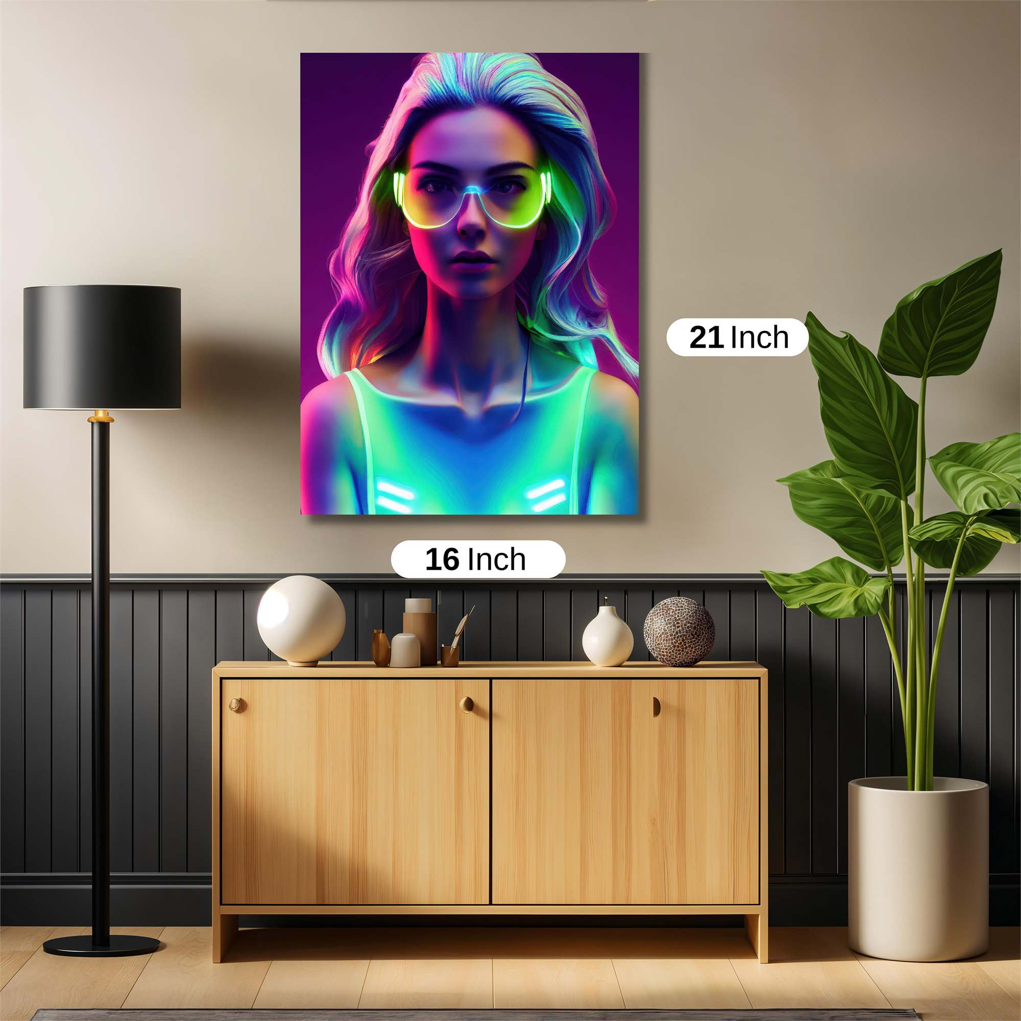 Neon Enigma Safe Wall Magnetic / M
