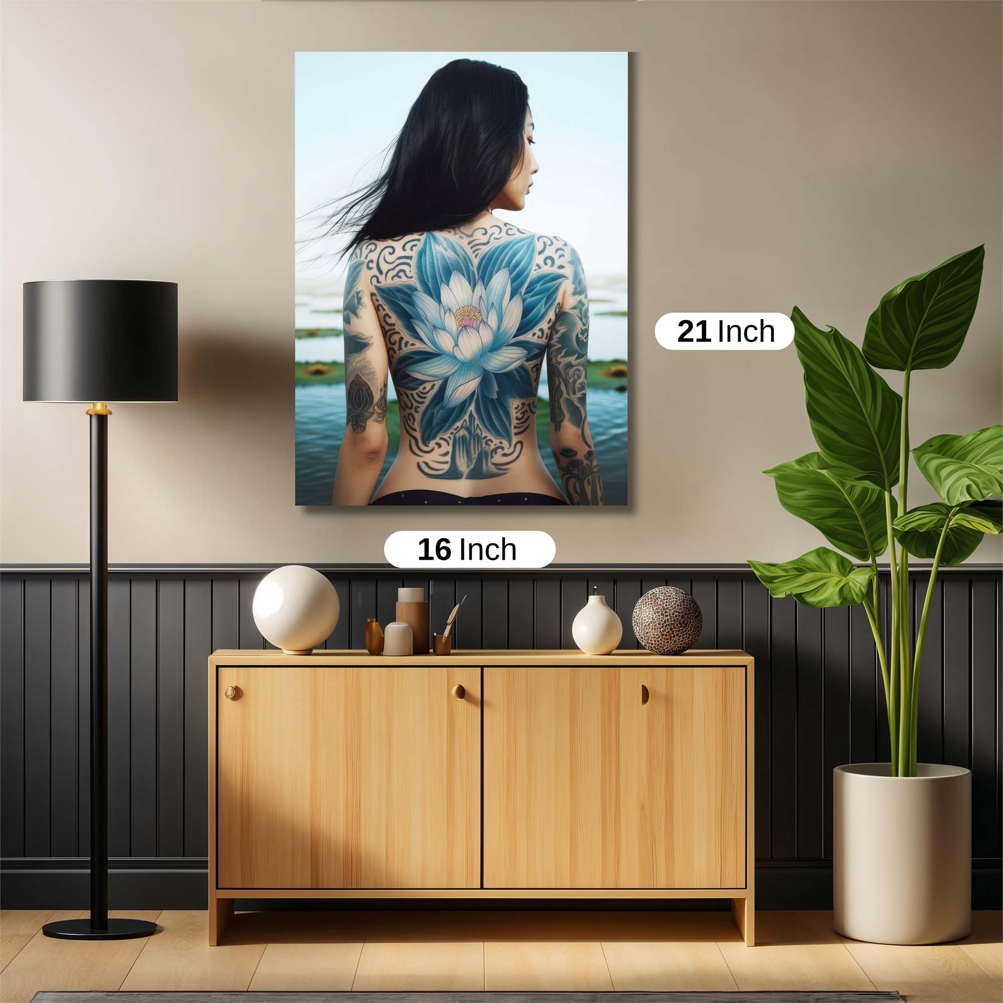 Lotus Serenity Safe Wall Magnetic / M