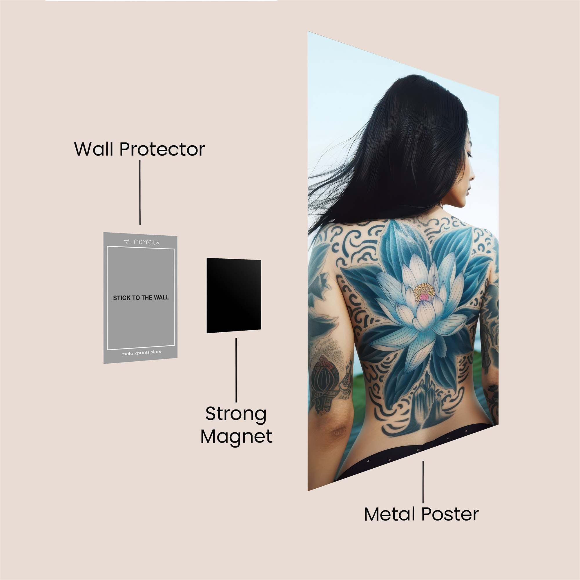 Lotus Serenity Safe Wall Magnetic / M