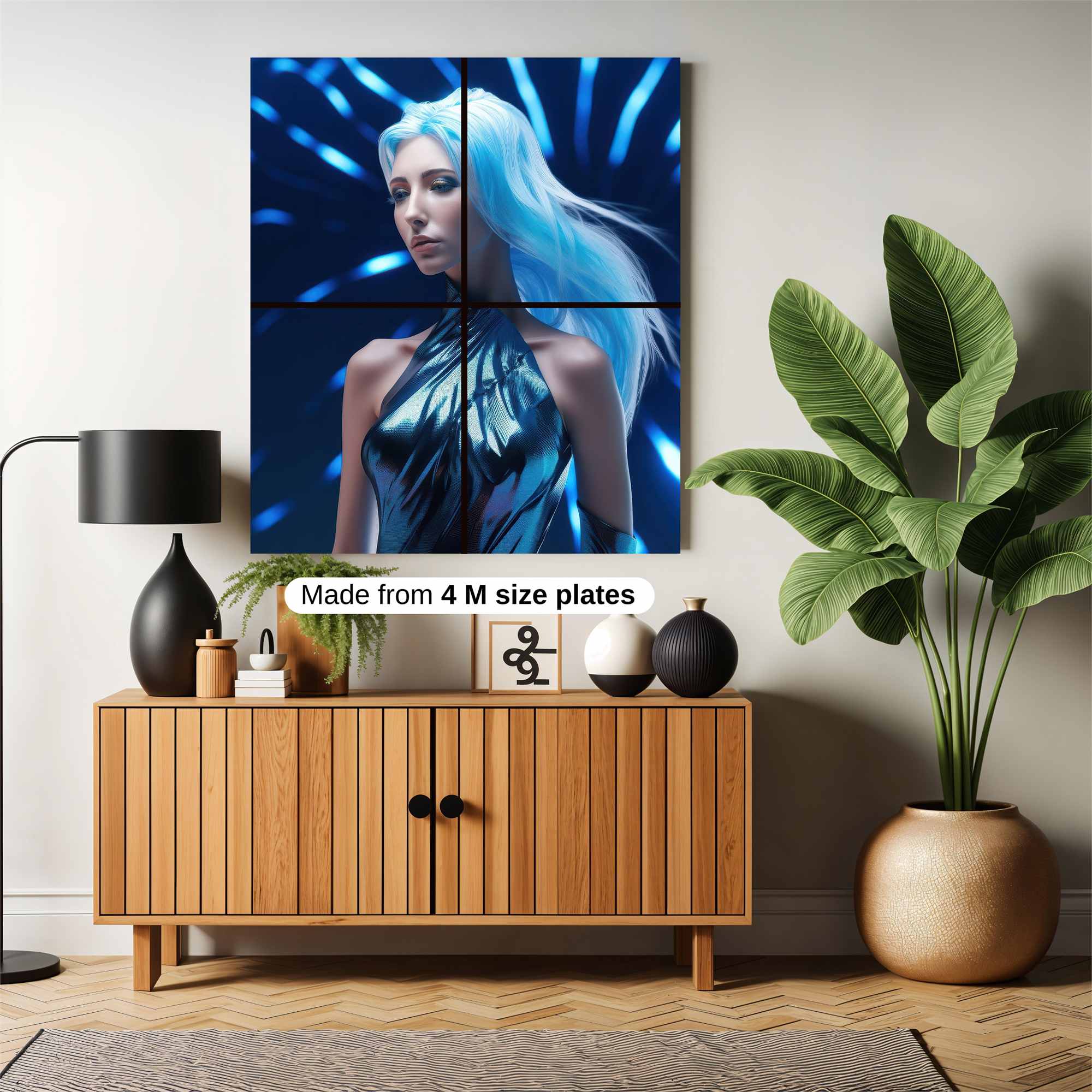 Cyber Serenity Safe Wall Magnetic / M