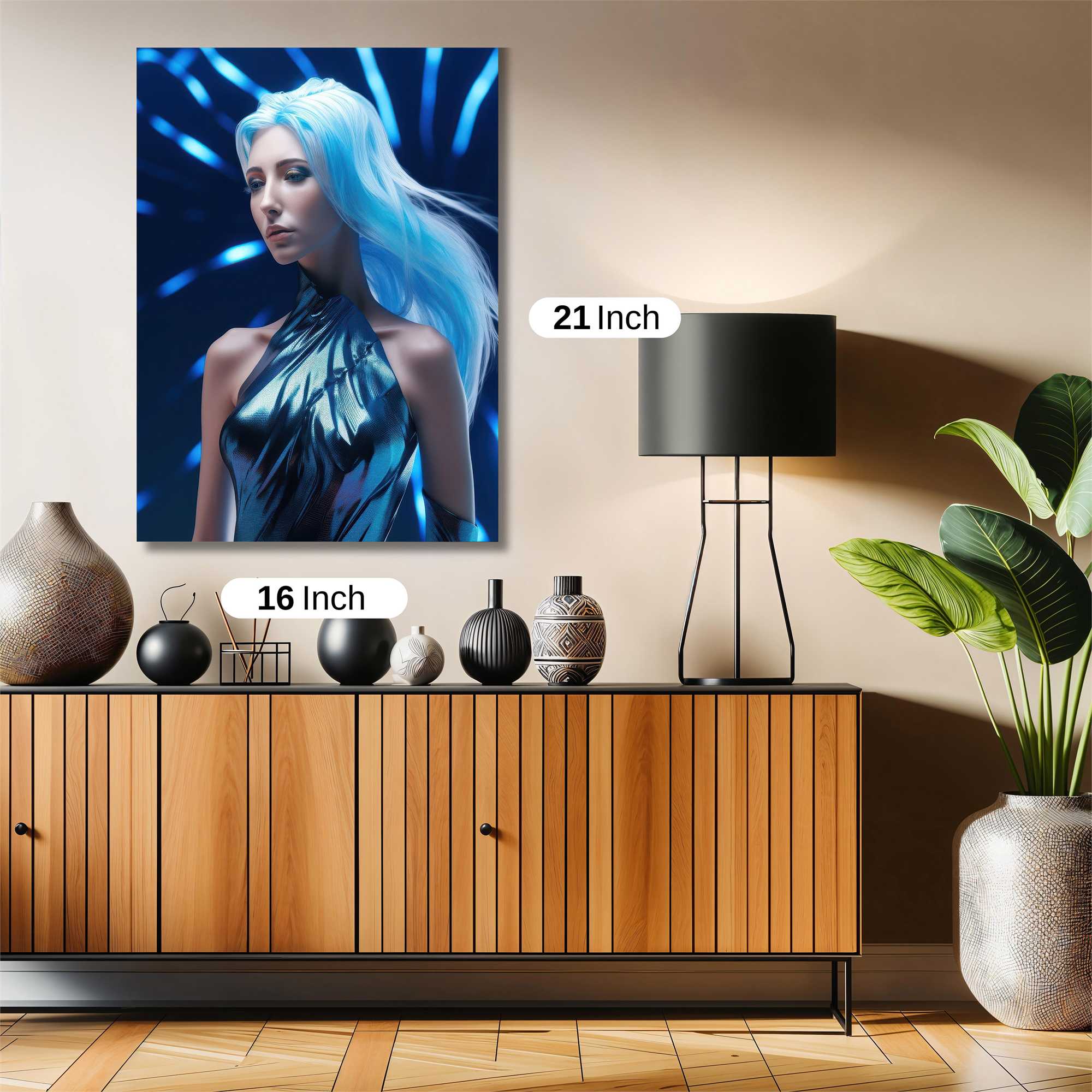 Cyber Serenity Safe Wall Magnetic / M