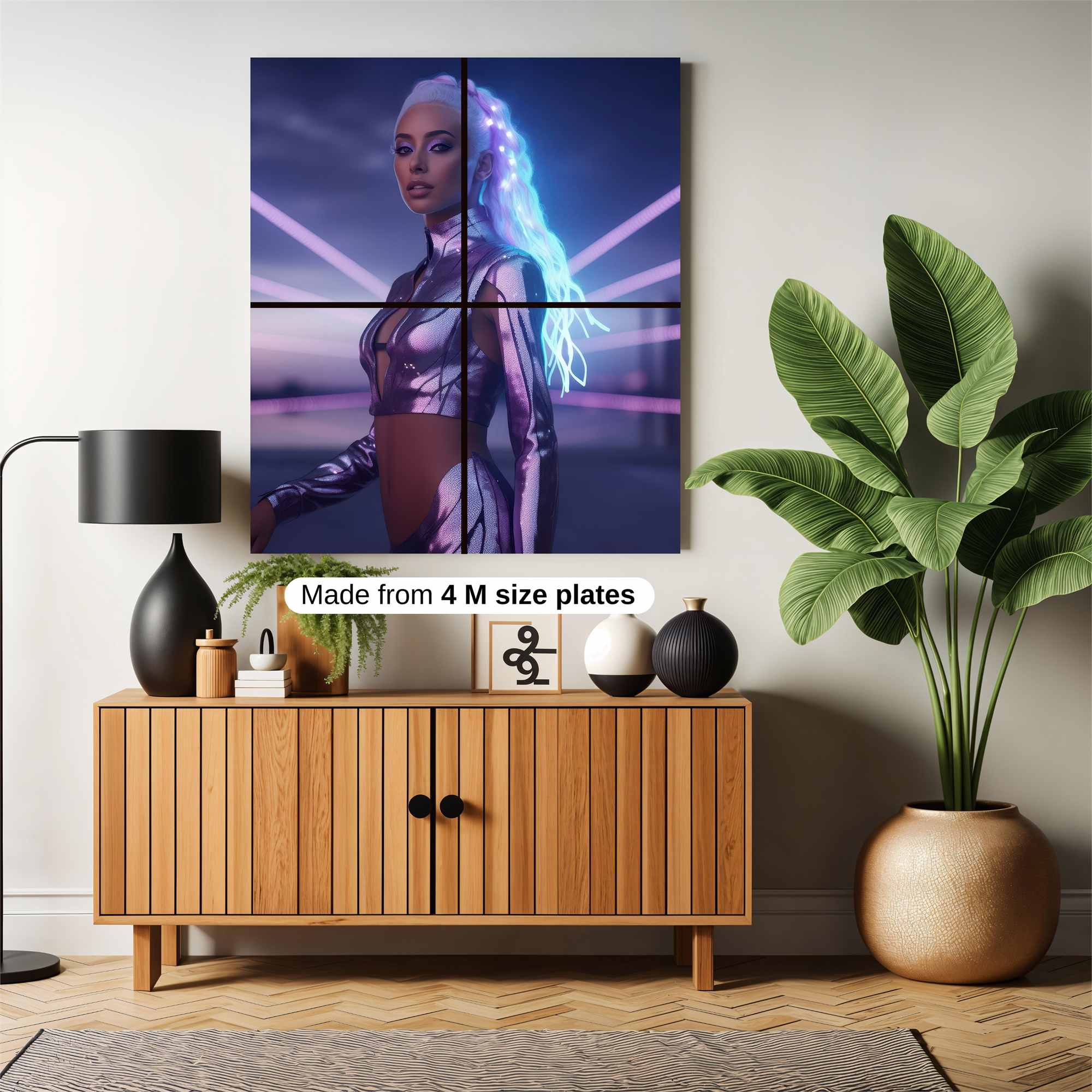 Cyber Serenity Safe Wall Magnetic / M