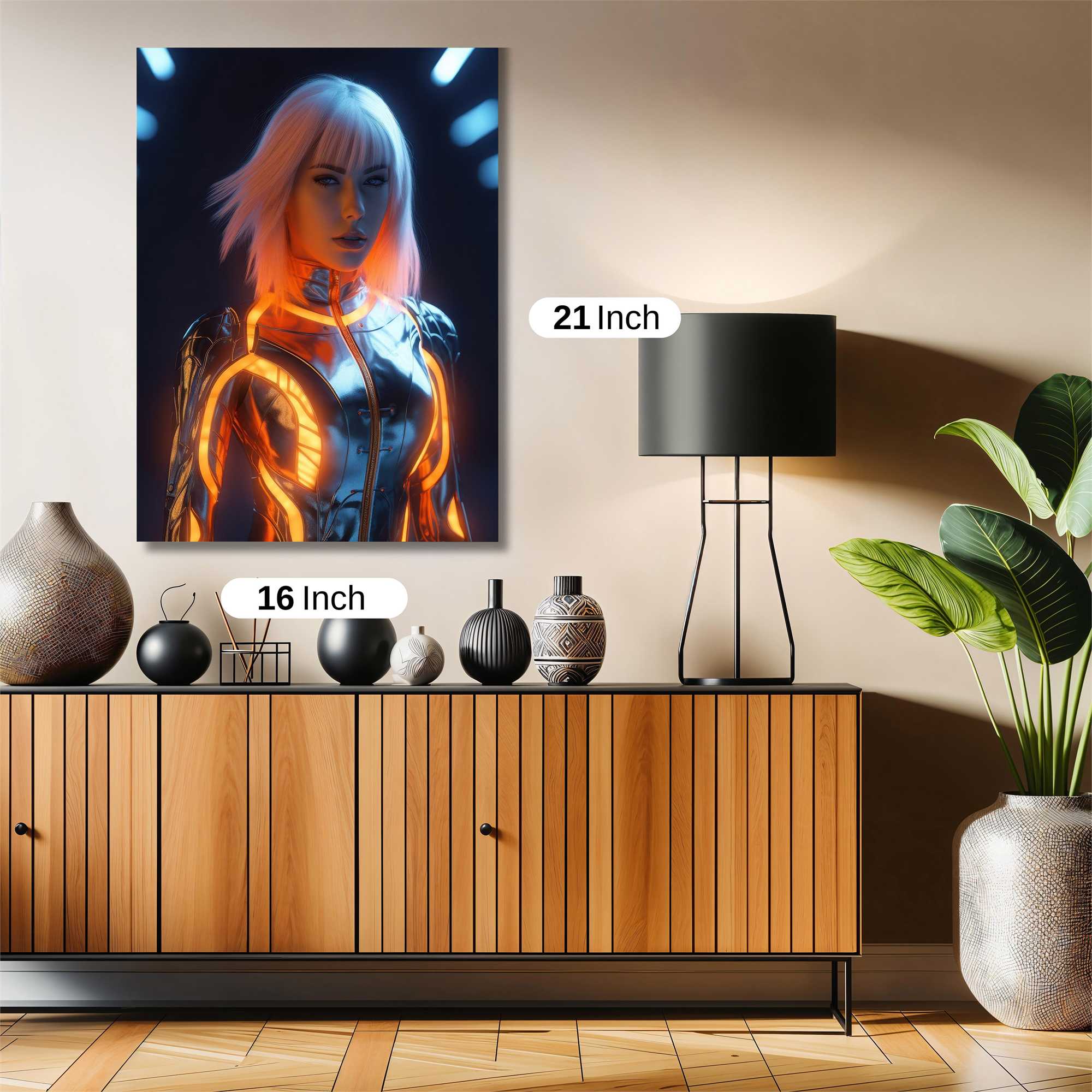 Cyber Glow Safe Wall Magnetic / M