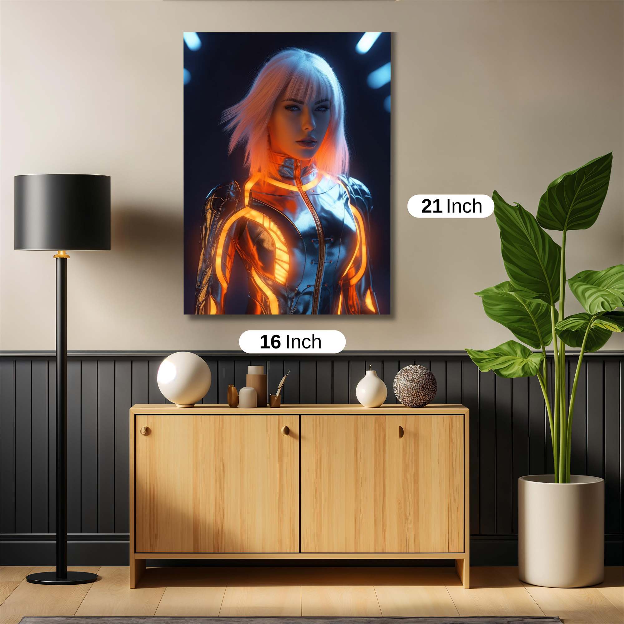 Cyber Glow Safe Wall Magnetic / M