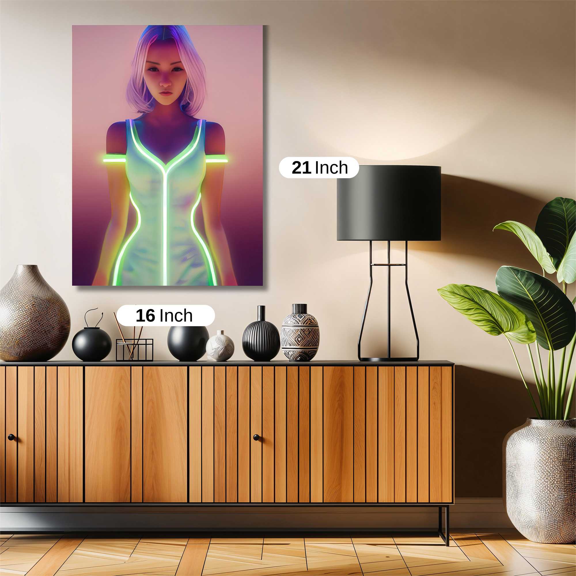 Neon Enigma Safe Wall Magnetic / M