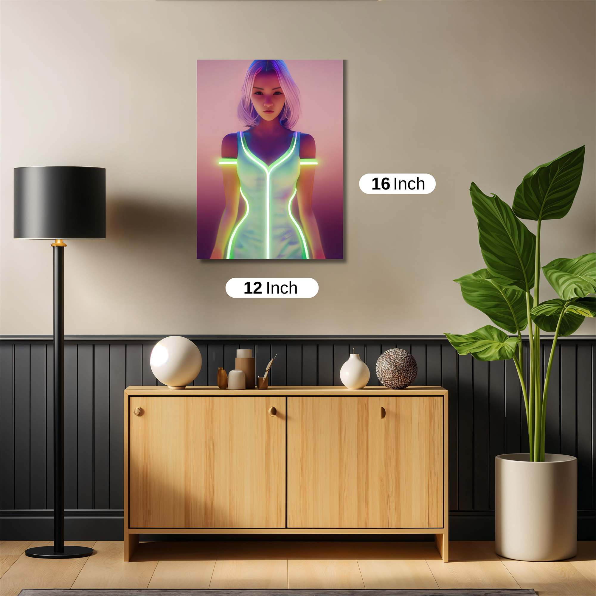Neon Enigma Safe Wall Magnetic / M