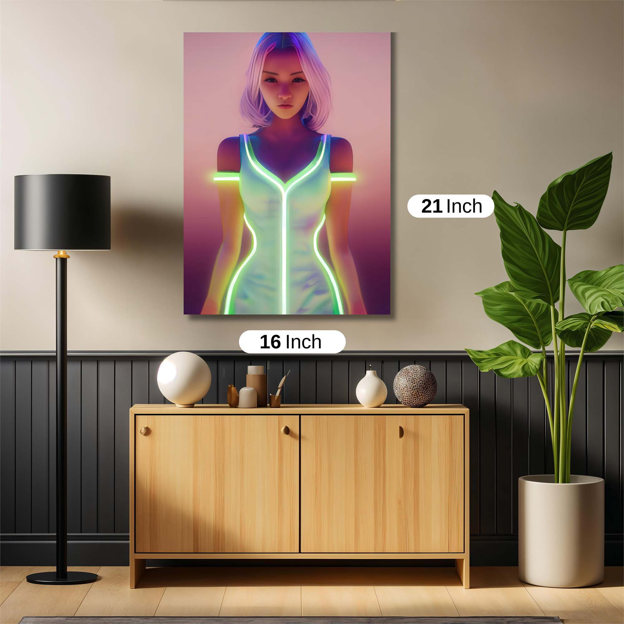 Neon Enigma Safe Wall Magnetic / M