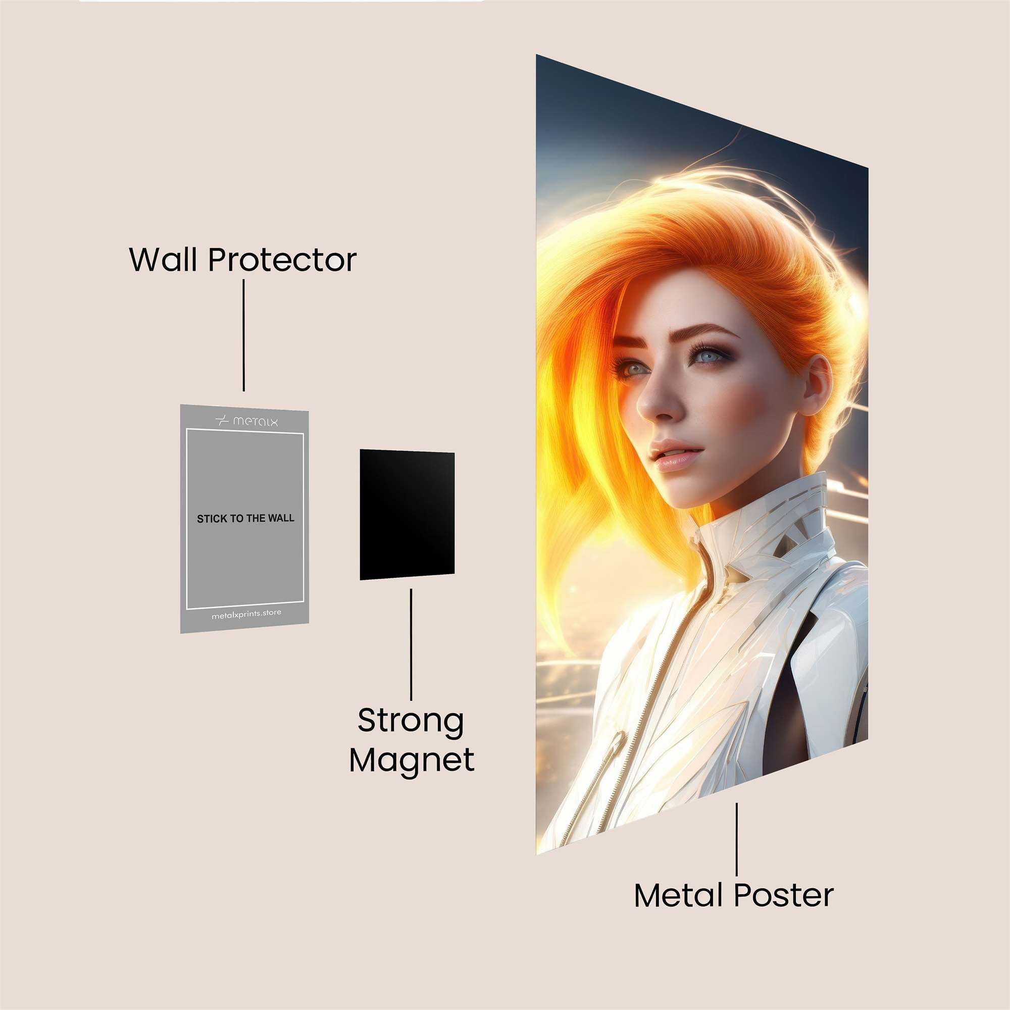 Neon Enigma Safe Wall Magnetic / M