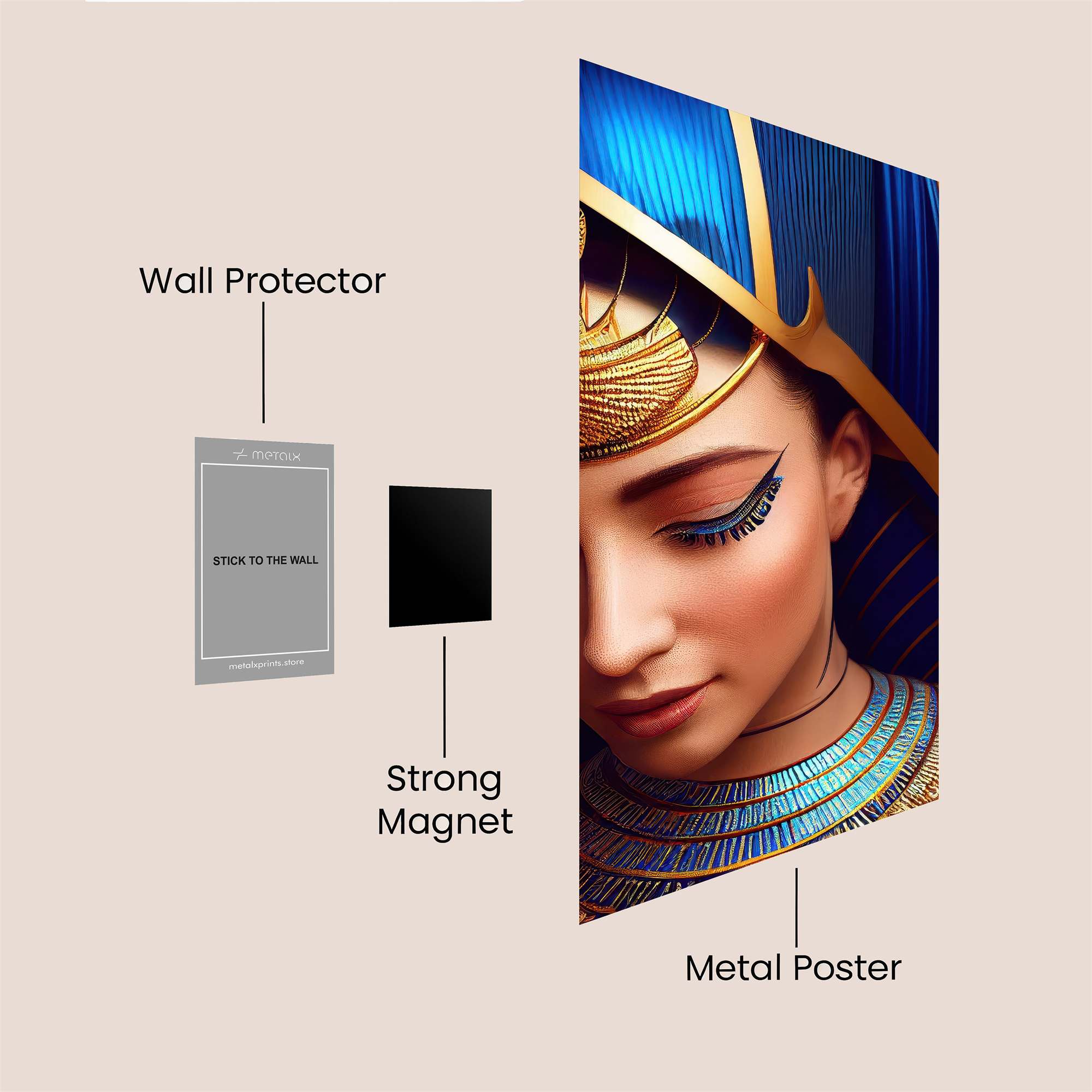 Cleopatra Regal Safe Wall Magnetic / M