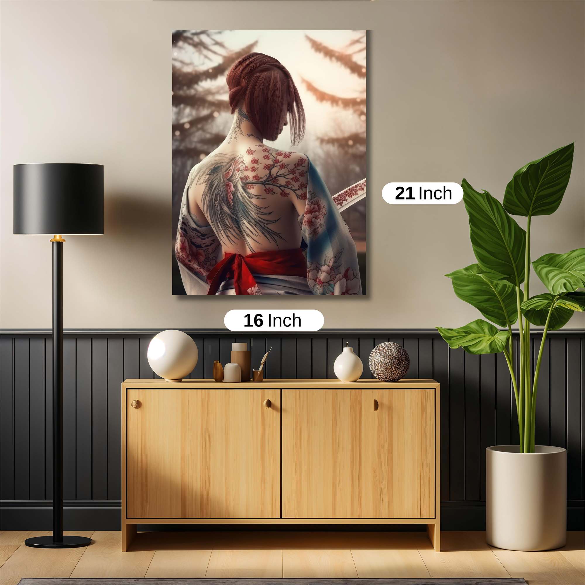 Samurai Serenity Safe Wall Magnetic / M