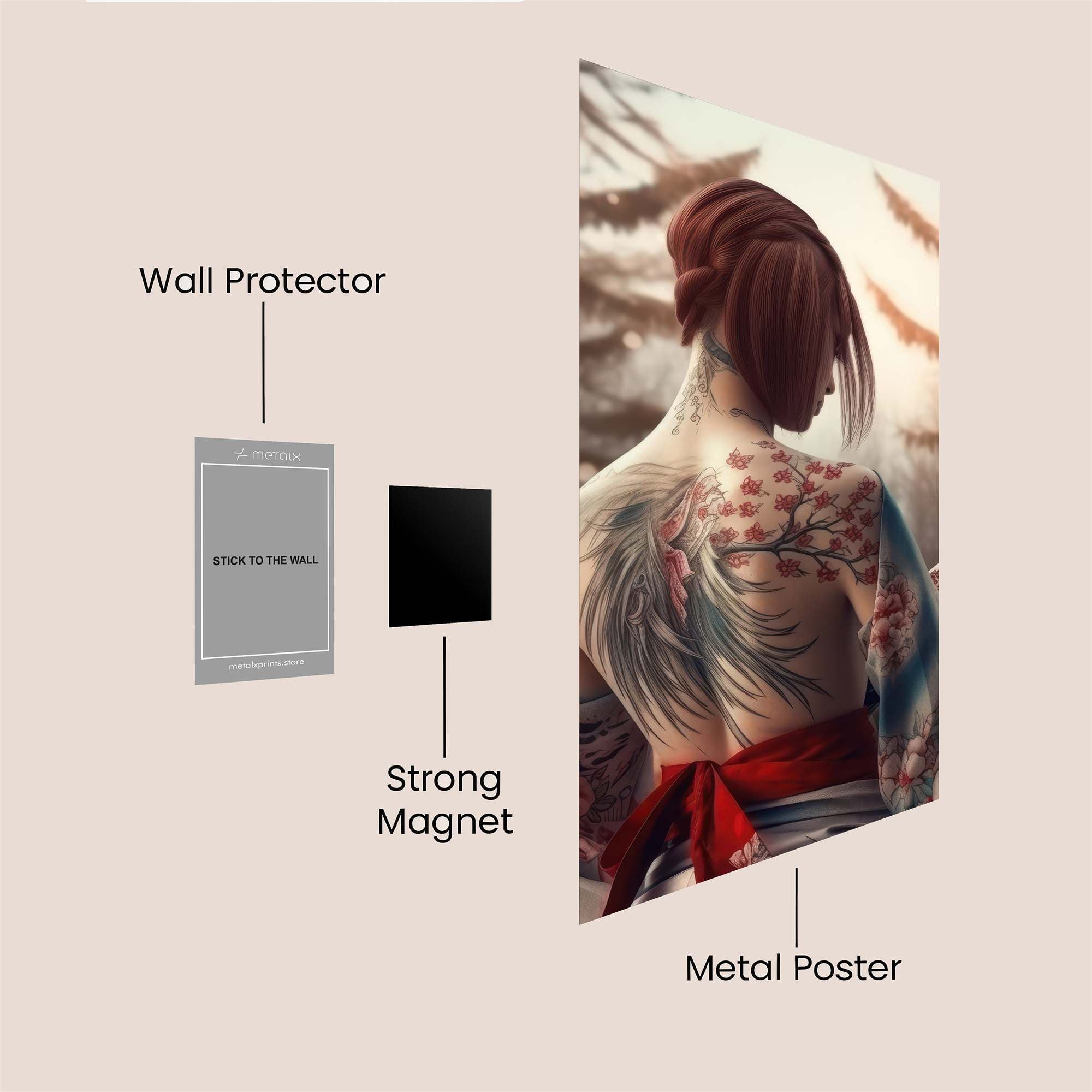 Samurai Serenity Safe Wall Magnetic / M