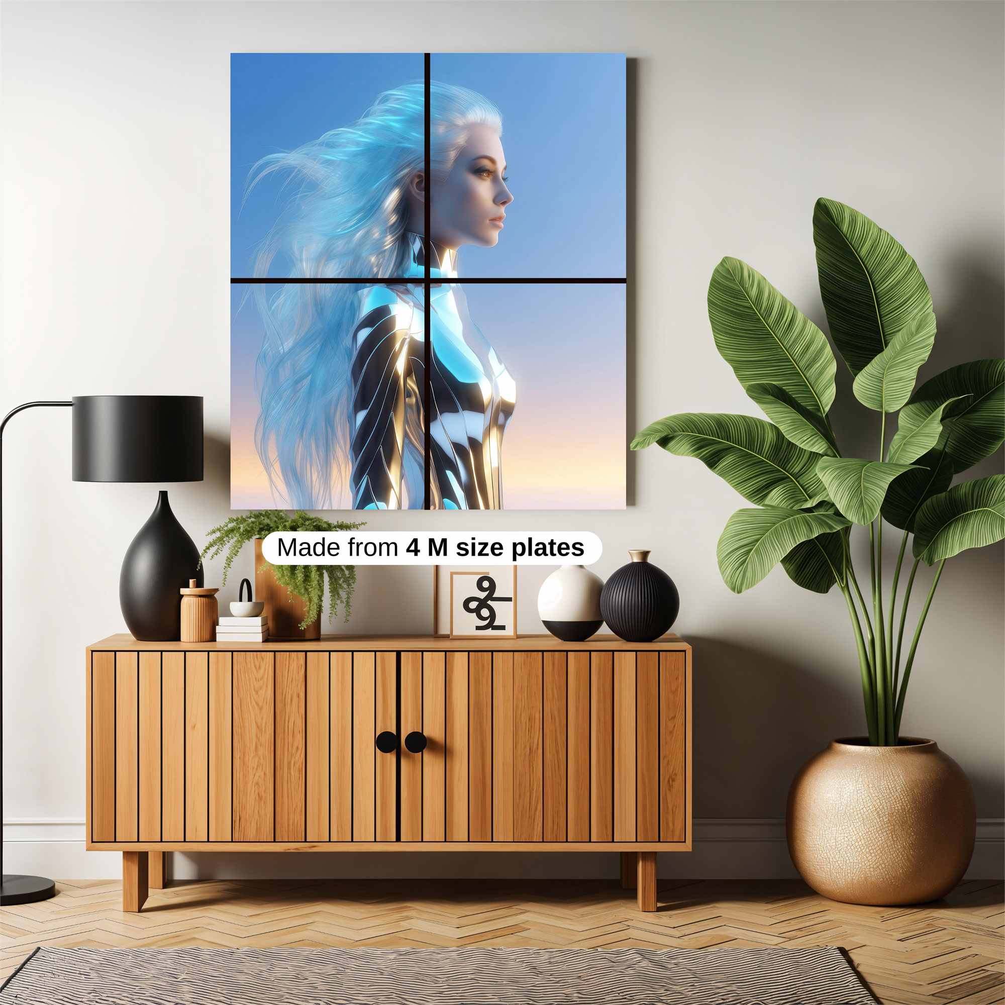 Cyber Serenity Safe Wall Magnetic / M