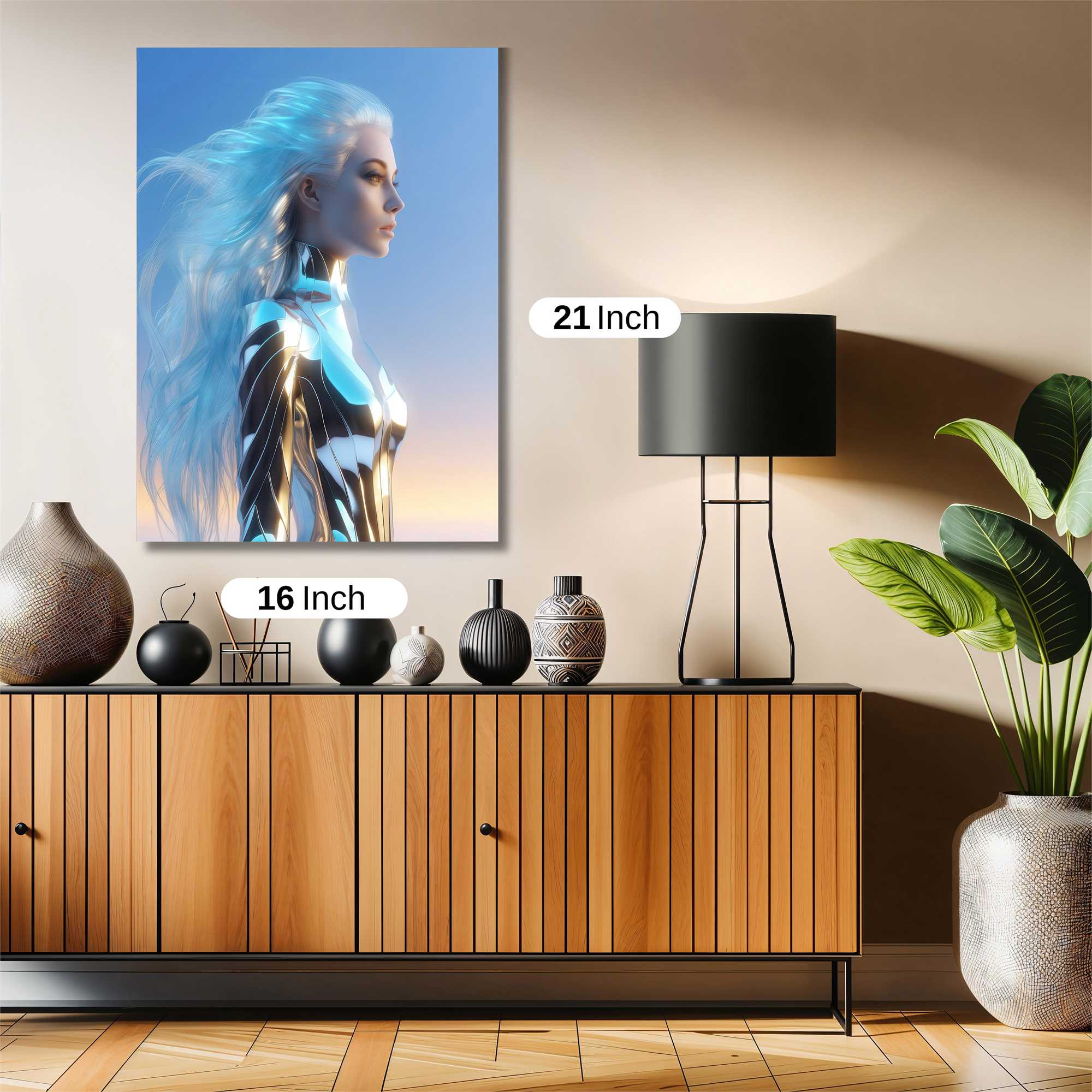 Cyber Serenity Safe Wall Magnetic / M