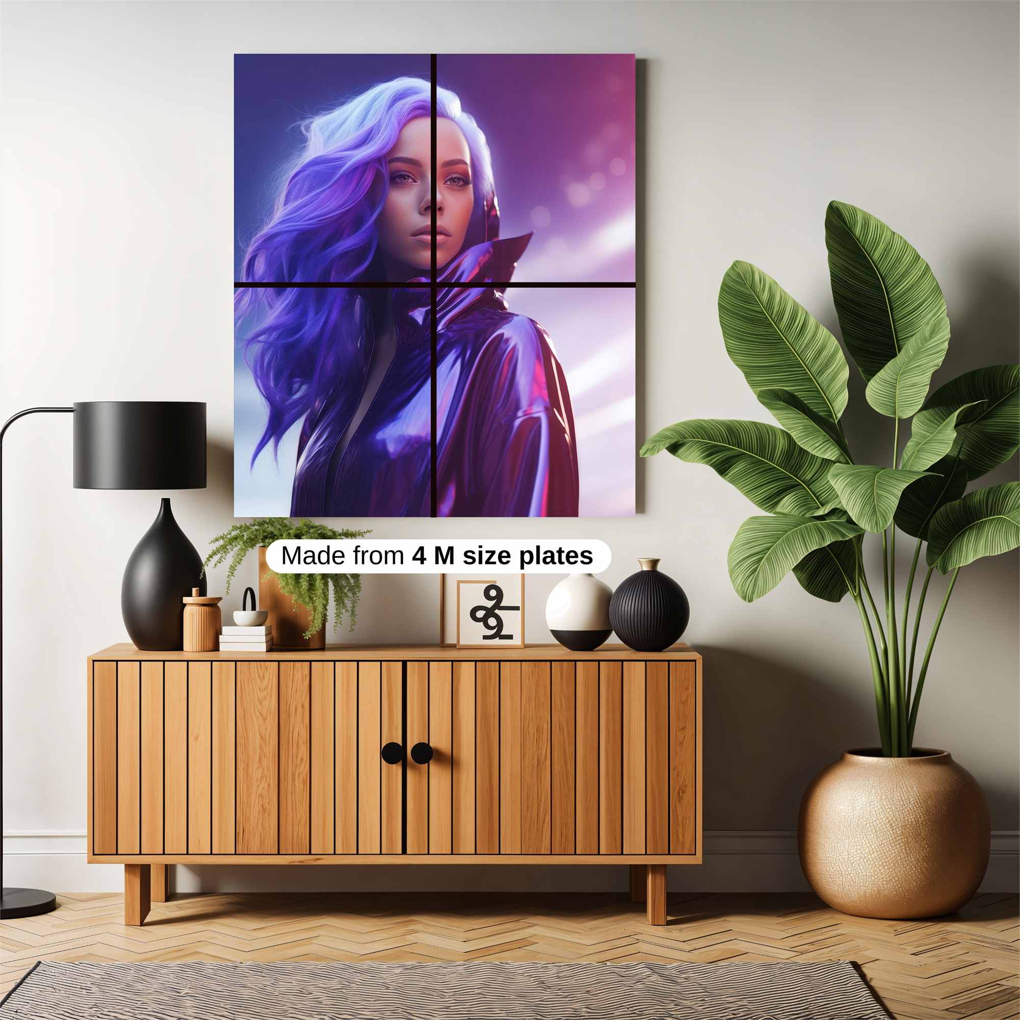 Violet Enigma Safe Wall Magnetic / M