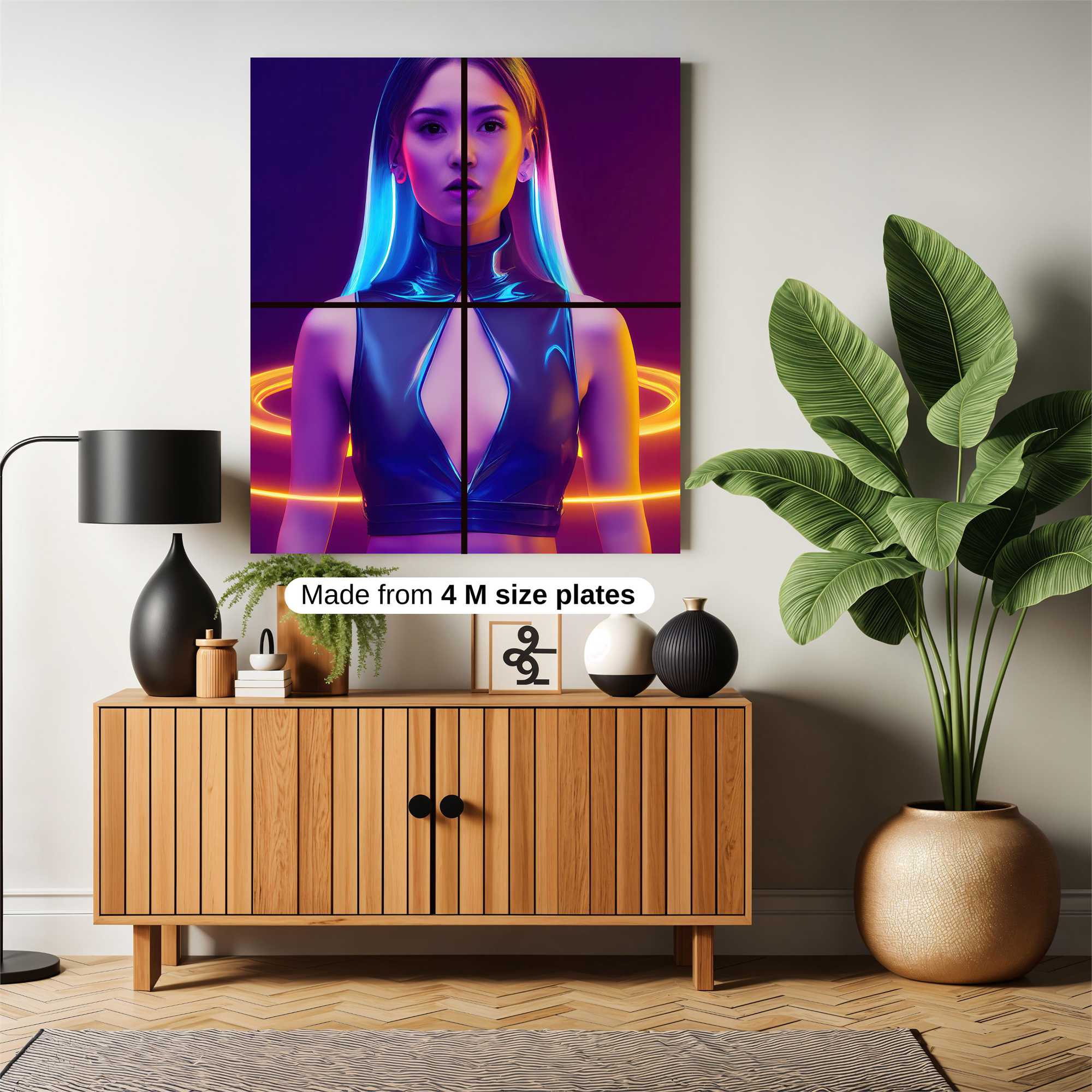 Neon Enigma Safe Wall Magnetic / M