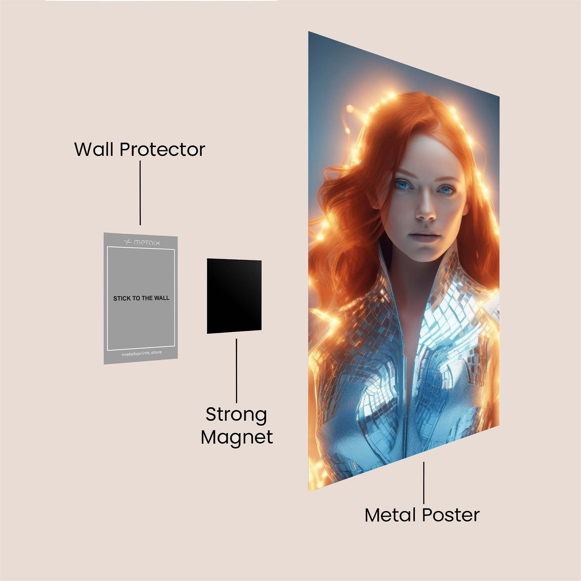 Mystical Aura Safe Wall Magnetic / M